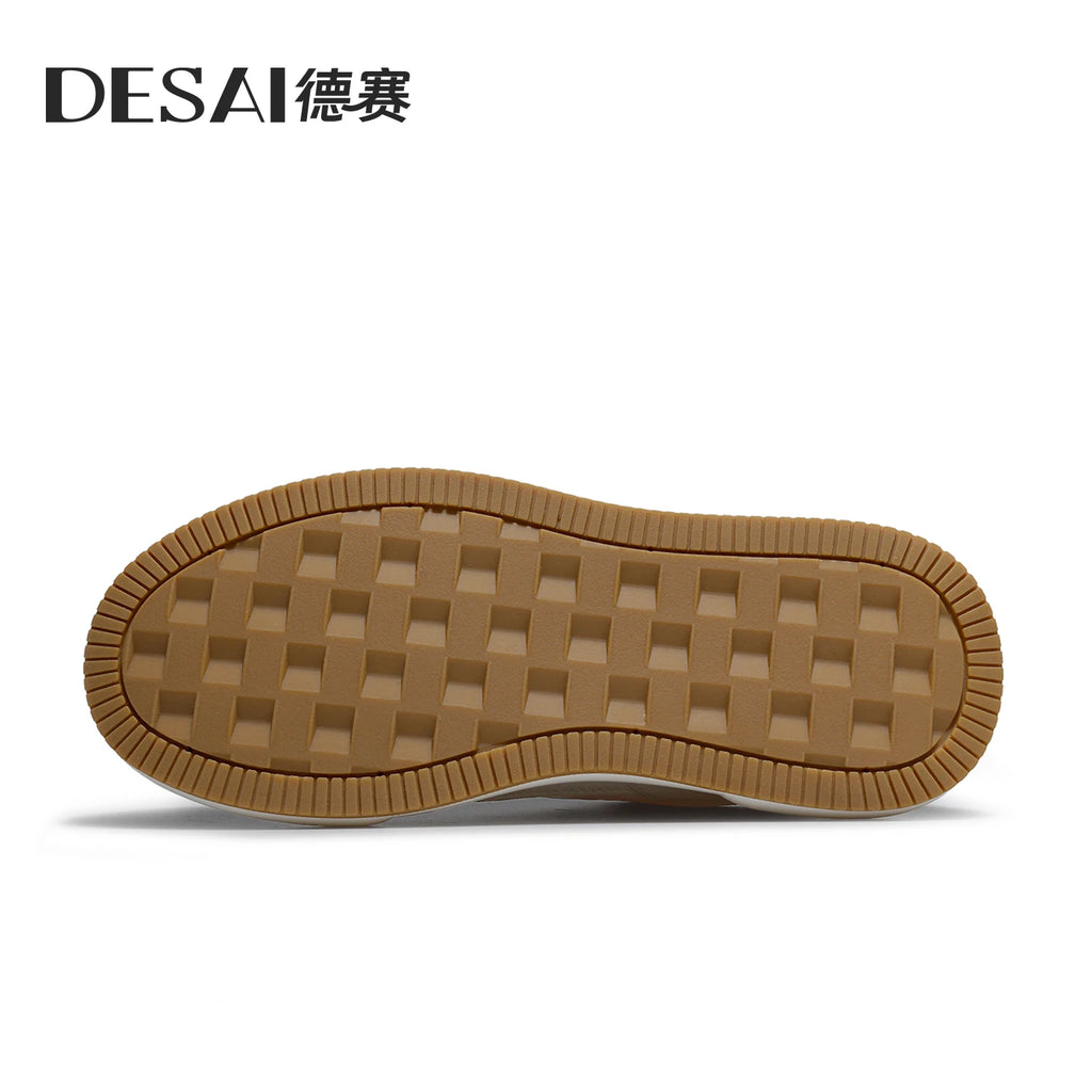 Desai [One button button free lacing] walking shoes men's casual shoes a slip-on lazy sports shoes men's shoes