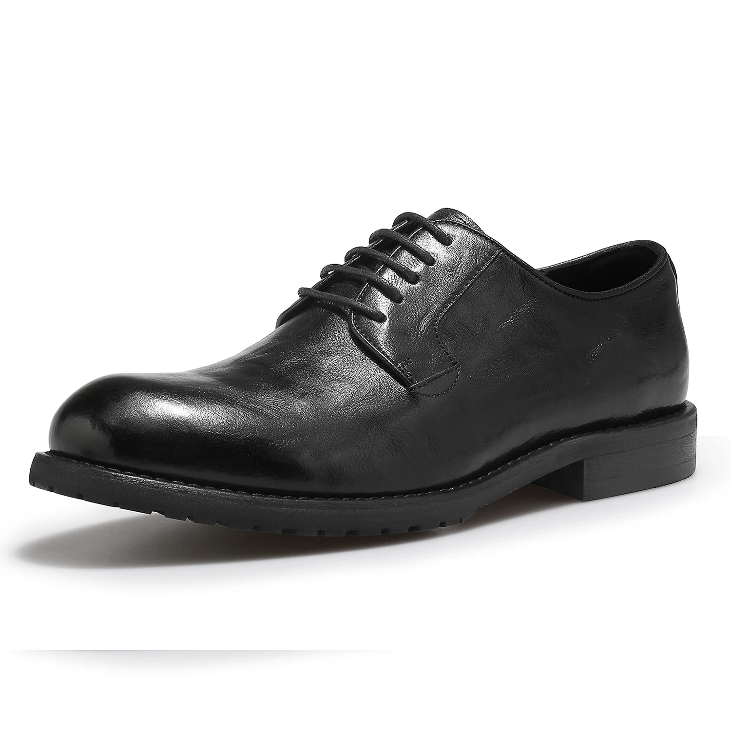 Dolcara leather Derby leather shoes British men's wedding shoes banquet business formal soft sole shoes manual anti-slip shoe