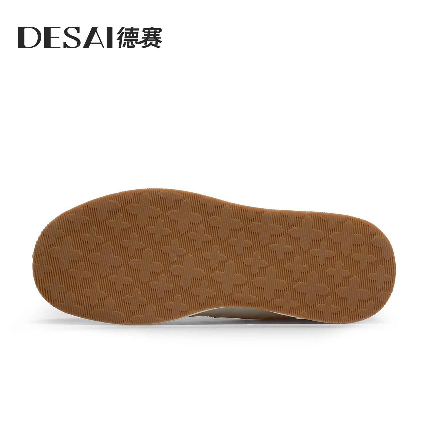 Desai Men's winter German trainer shoes leather wear-resistant casual board shoes low top classic sports commuter footwear