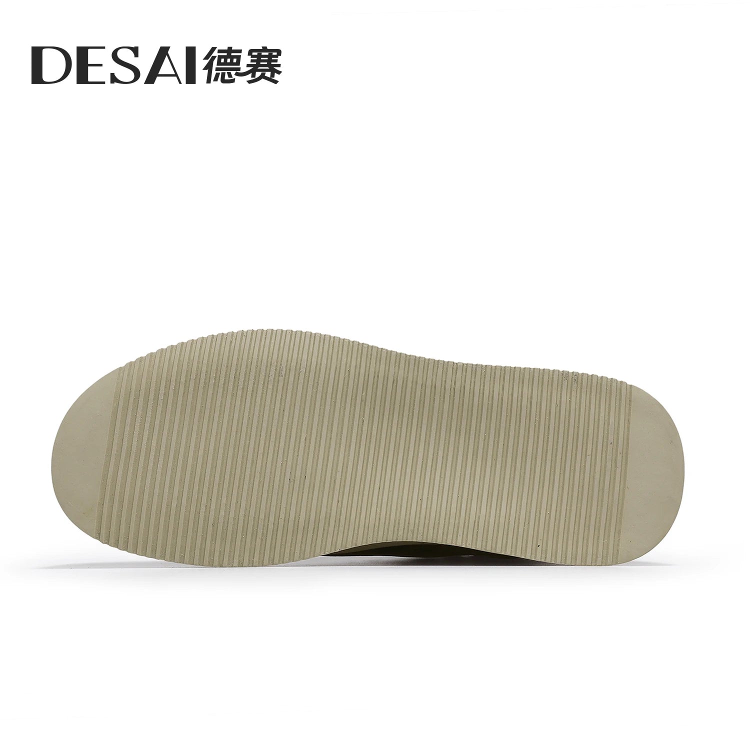 Desai [Vintage work shoes] Men's shoes Autumn and winter warm elevating board shoes men's casual leather high top shoes