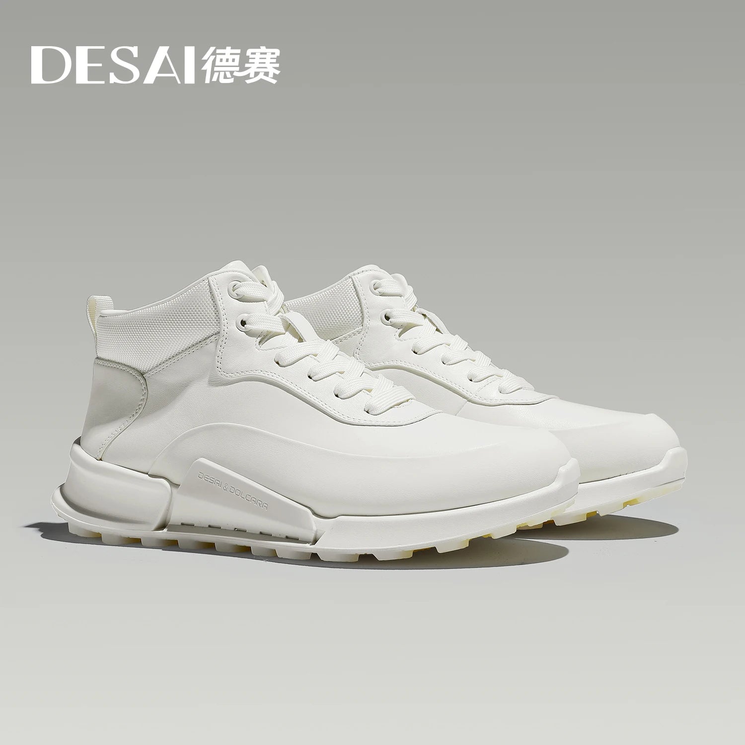 Desai [ Graphene fast heat triple technology ] winter fleece warm casual shoes men's leather sports shoes