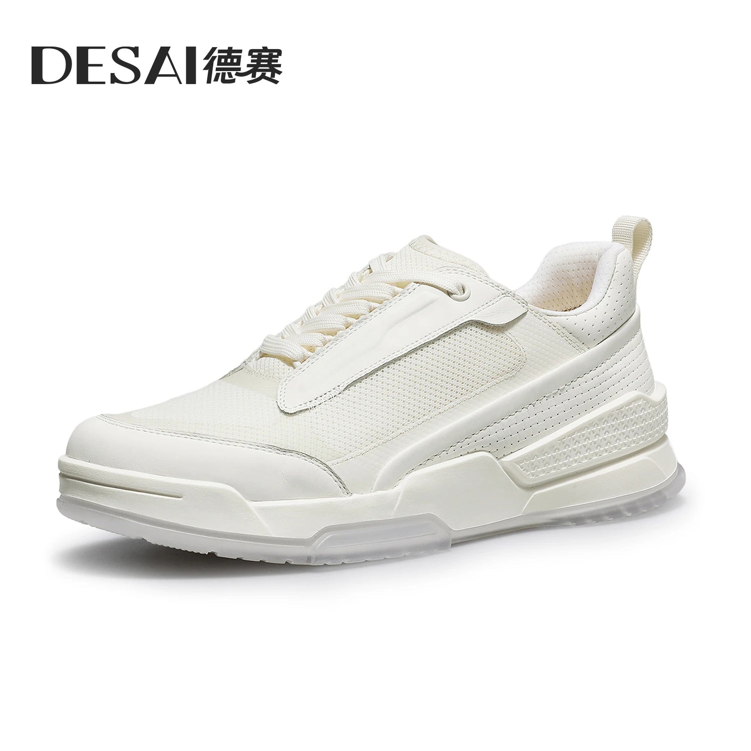 Desai Summer New Sports and Leisure Mesh Shoes Men's Thin Genuine Leather Mesh Surface Breathable Shoes DS20211