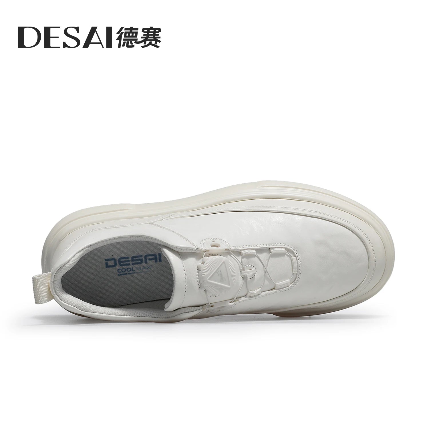 Desai [One button button free lacing] walking shoes men's casual shoes a slip-on lazy sports shoes men's shoes