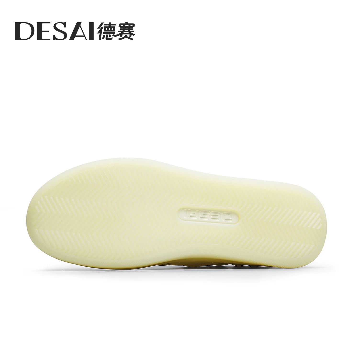 DESAI Leather breathable shoes, versatile and lightweight casual shoes, soft soled men's board shoes