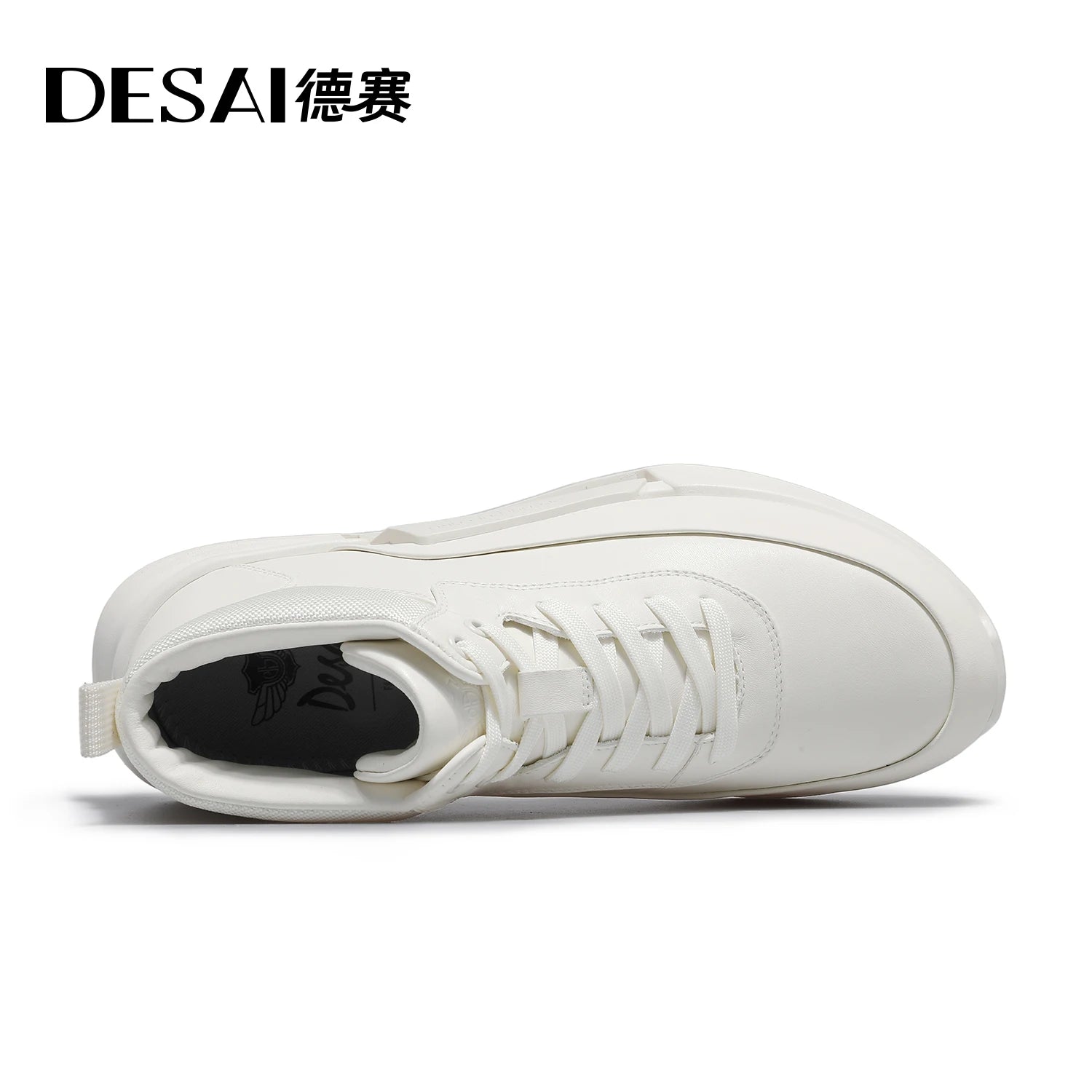 Desai [ Graphene fast heat triple technology ] winter fleece warm casual shoes men's leather sports shoes
