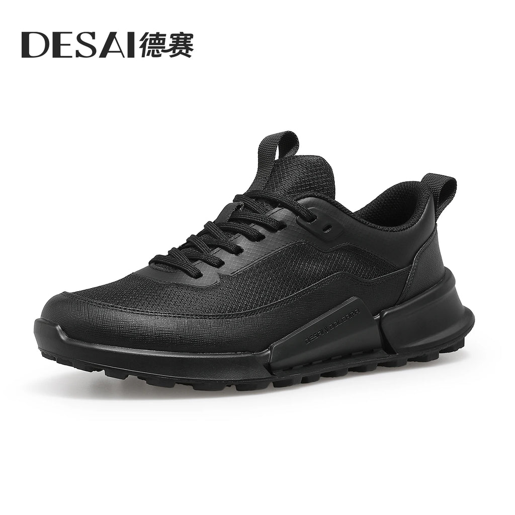 Desai casual shoes men's shoes increase wear resistance lightweight sports shoes men's mesh surface breathable lightweight
