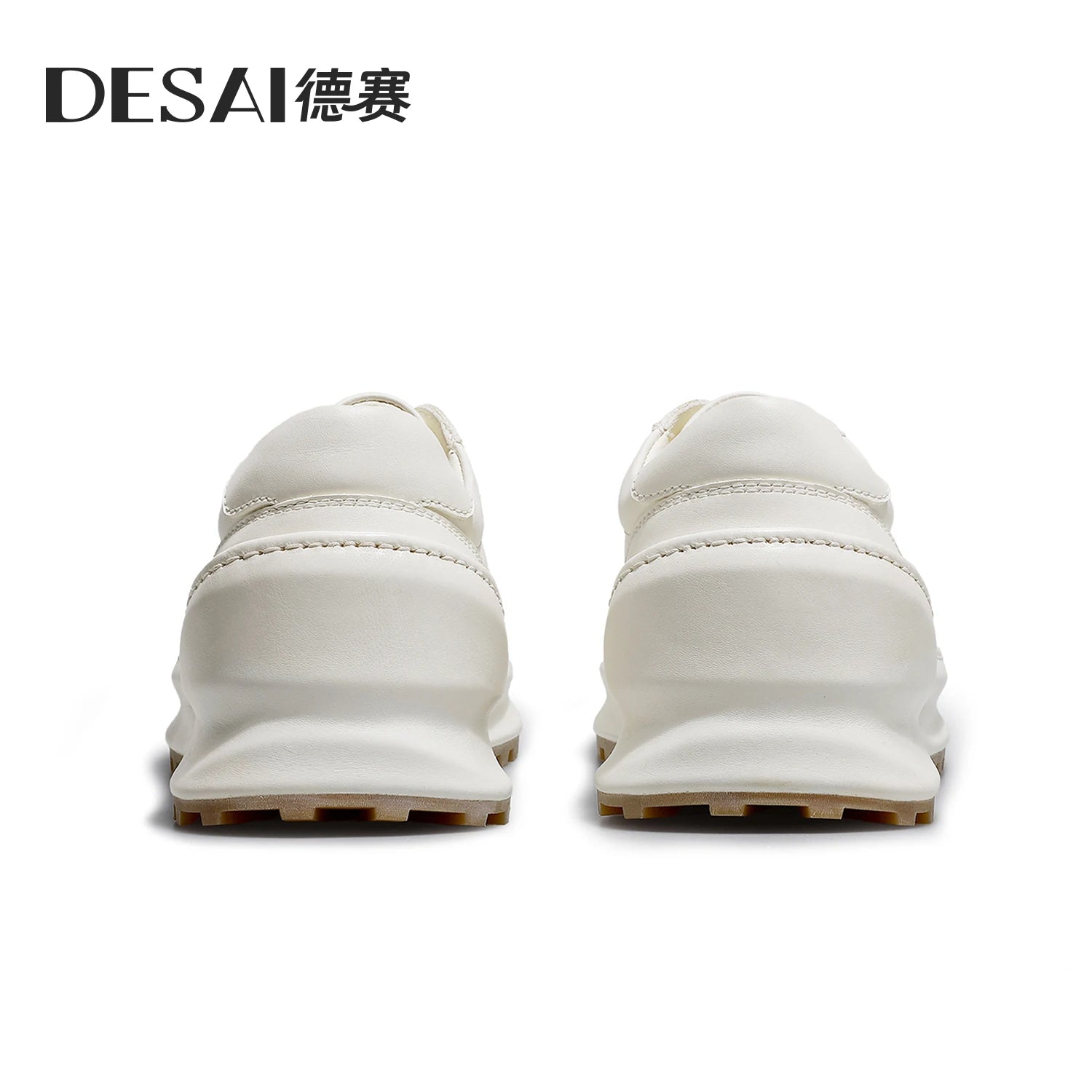 Desai [High-grade horsehide] men's De training shoes retro shoes with classic small white shoes sports casual shoes