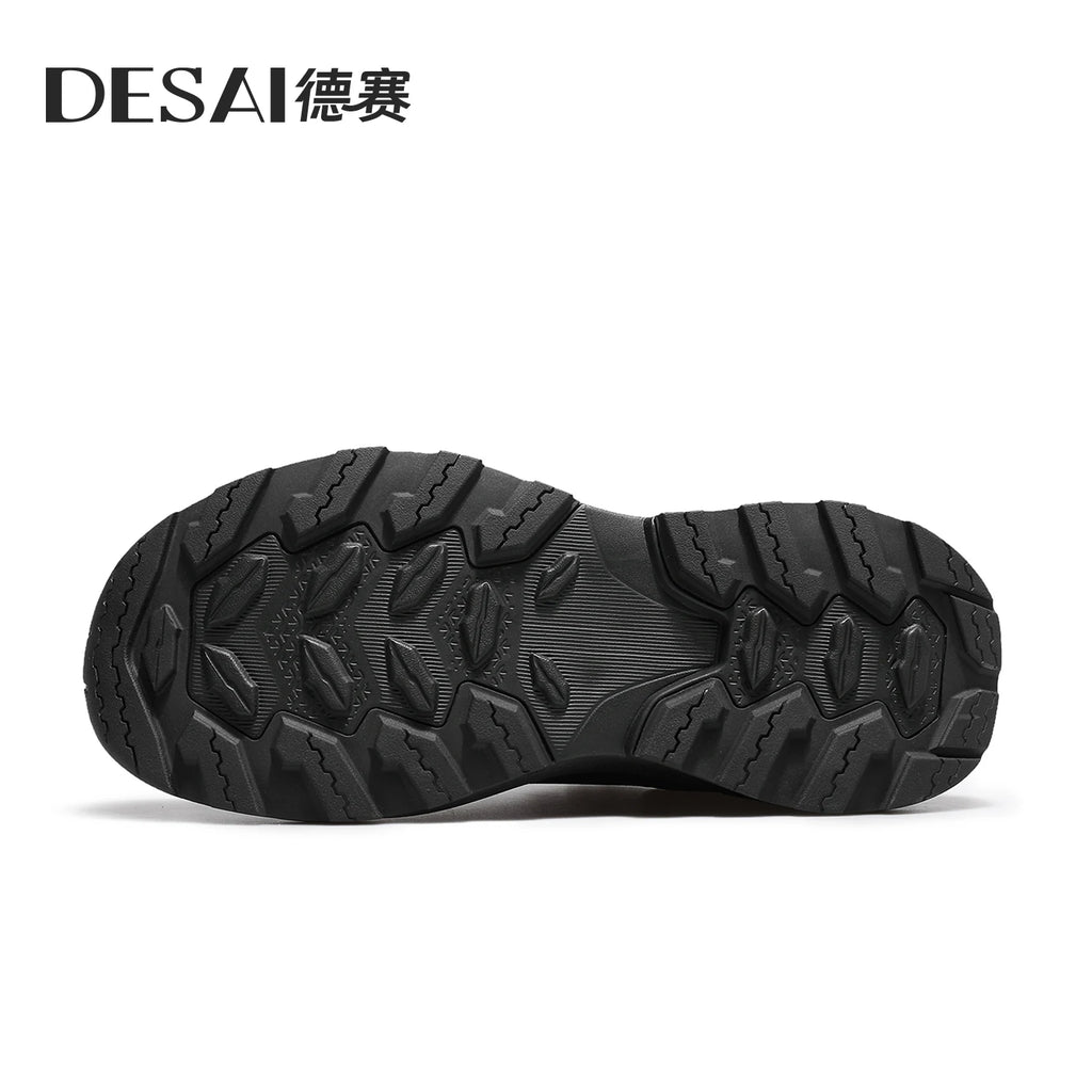 DESAI Breathable and comfortable casual shoes for men; versatile low-top lightweight outdoor sports shoes.