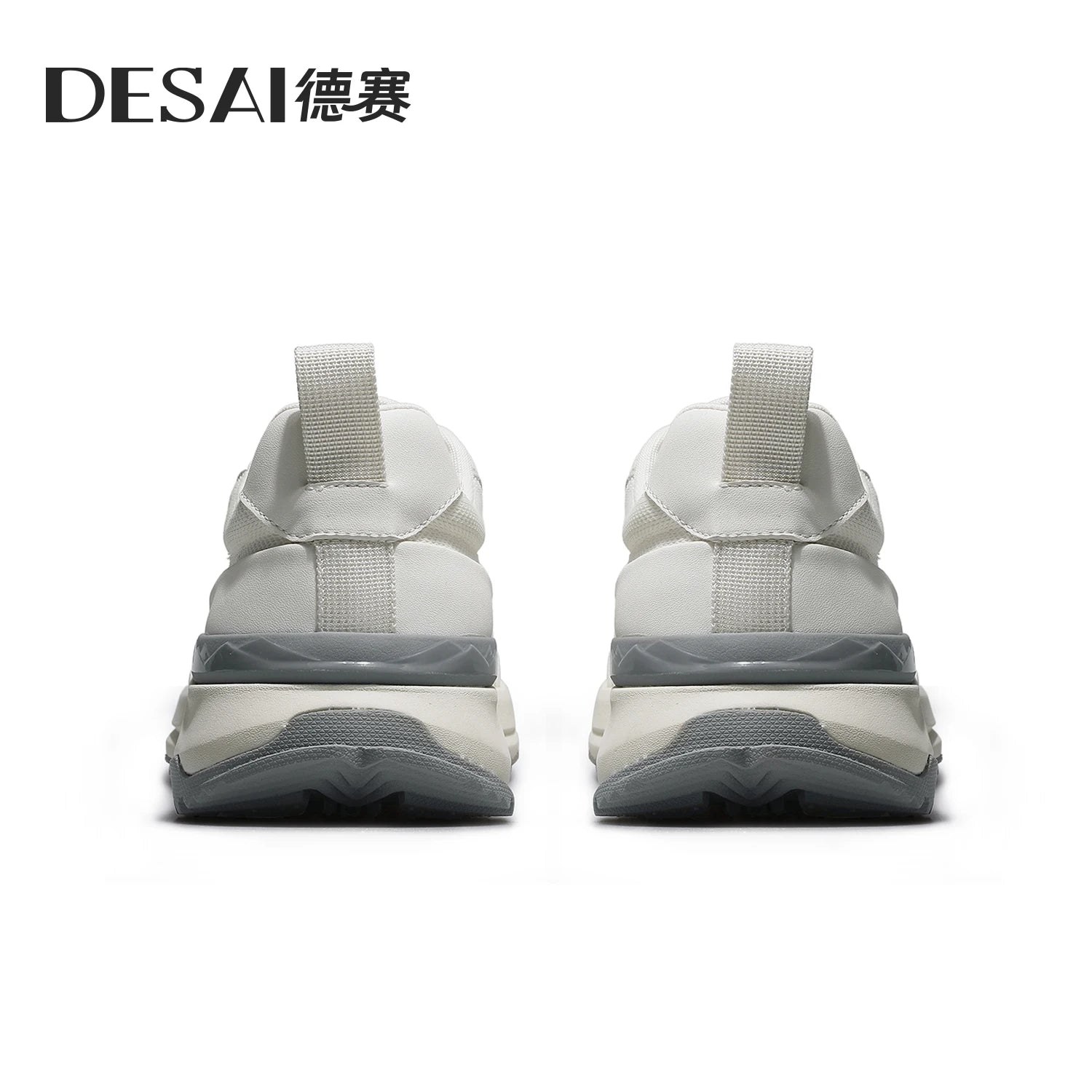 DESAI Breathable mesh surface sports leisure shoes; lightweight soft sole versatile commuting shoes