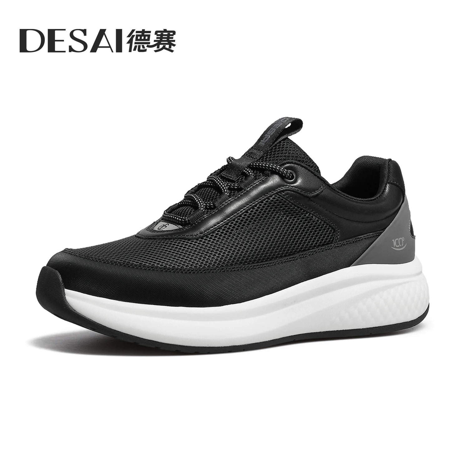 DESAI Lightweight, breathable, and cool mesh upper casual shoes with a comfortable soft sole for men