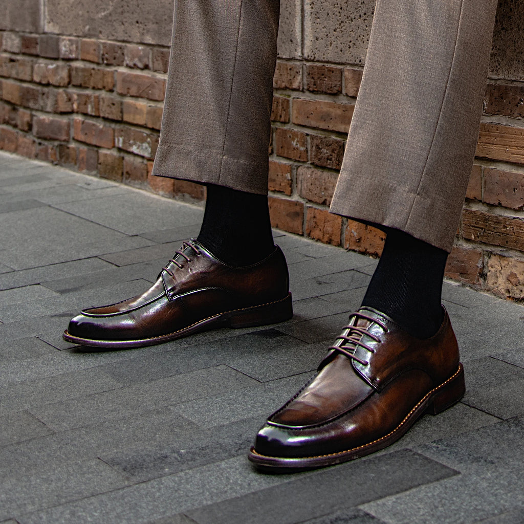 DESAI Full Grain Leather Men Shoes Genuin Leather Luxury Brand Derby Breathable 2025 New Arrival Fashion Designer Winter