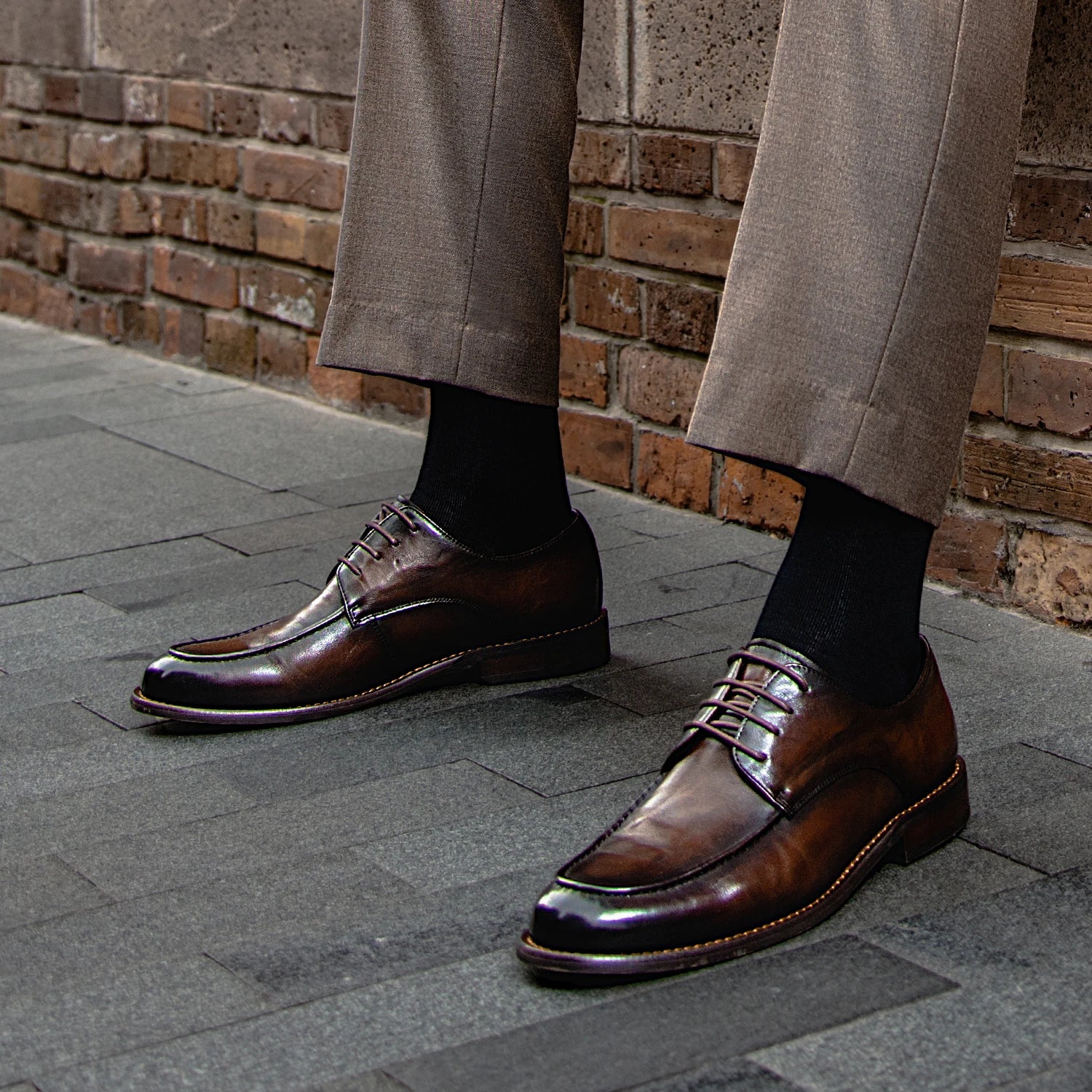 DESAI Full Grain Leather Men Shoes Genuin Leather Luxury Brand Derby Breathable 2025 New Arrival Fashion Designer Winter