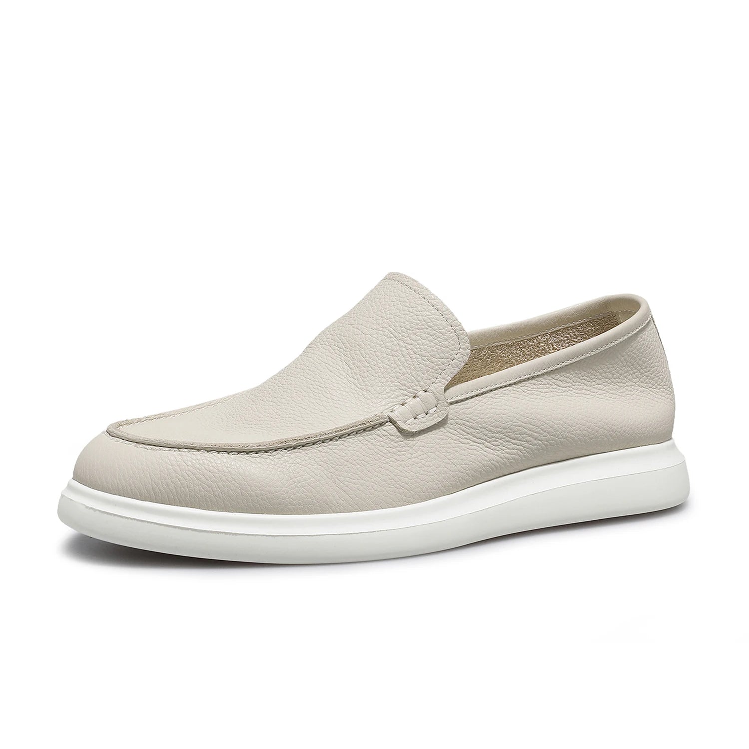 DESAI Lazy person slip-on casual shoes, special for driving, genuine leather bean shoes, soft sole men's shoes