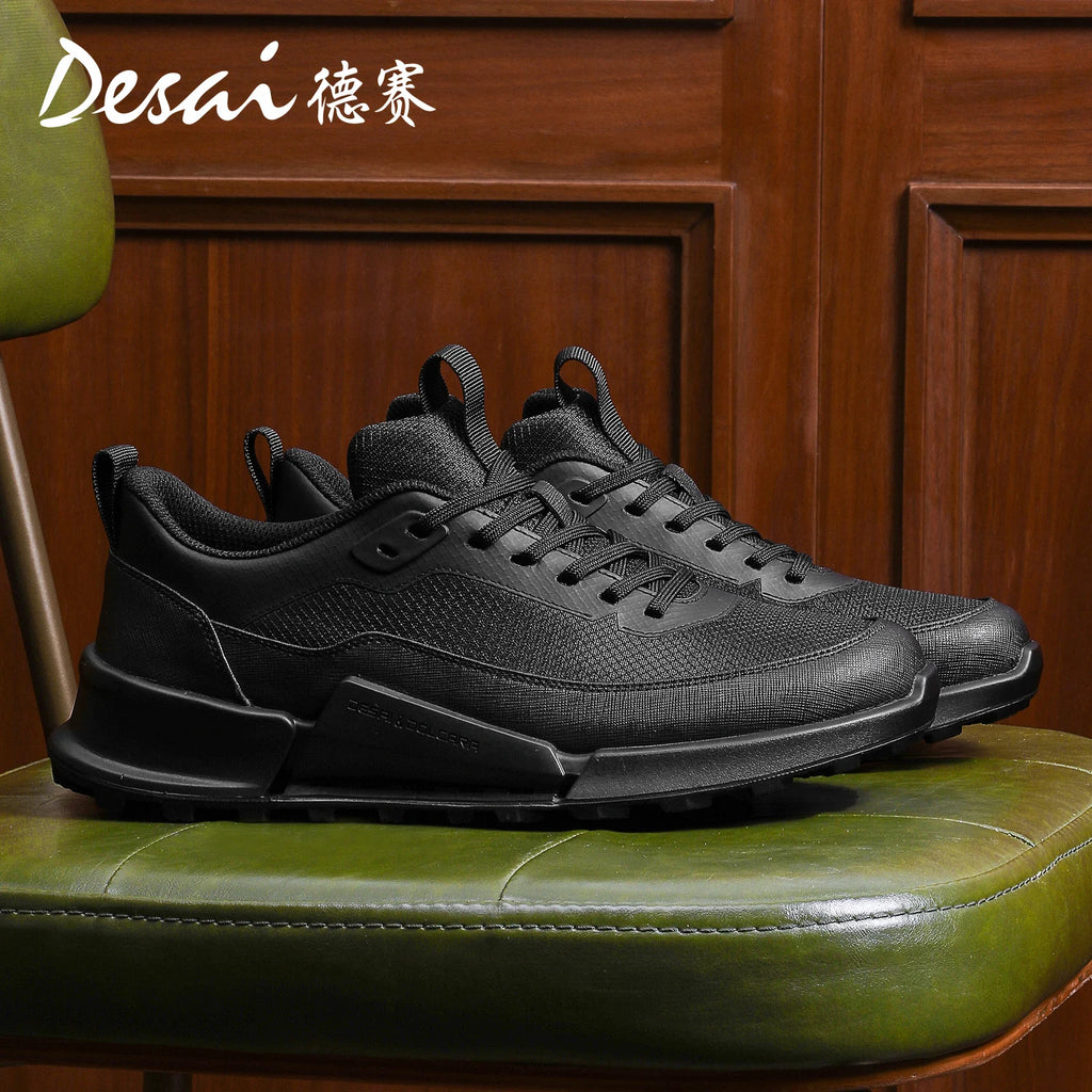 Desai casual shoes men's shoes increase wear resistance lightweight sports shoes men's mesh surface breathable lightweight