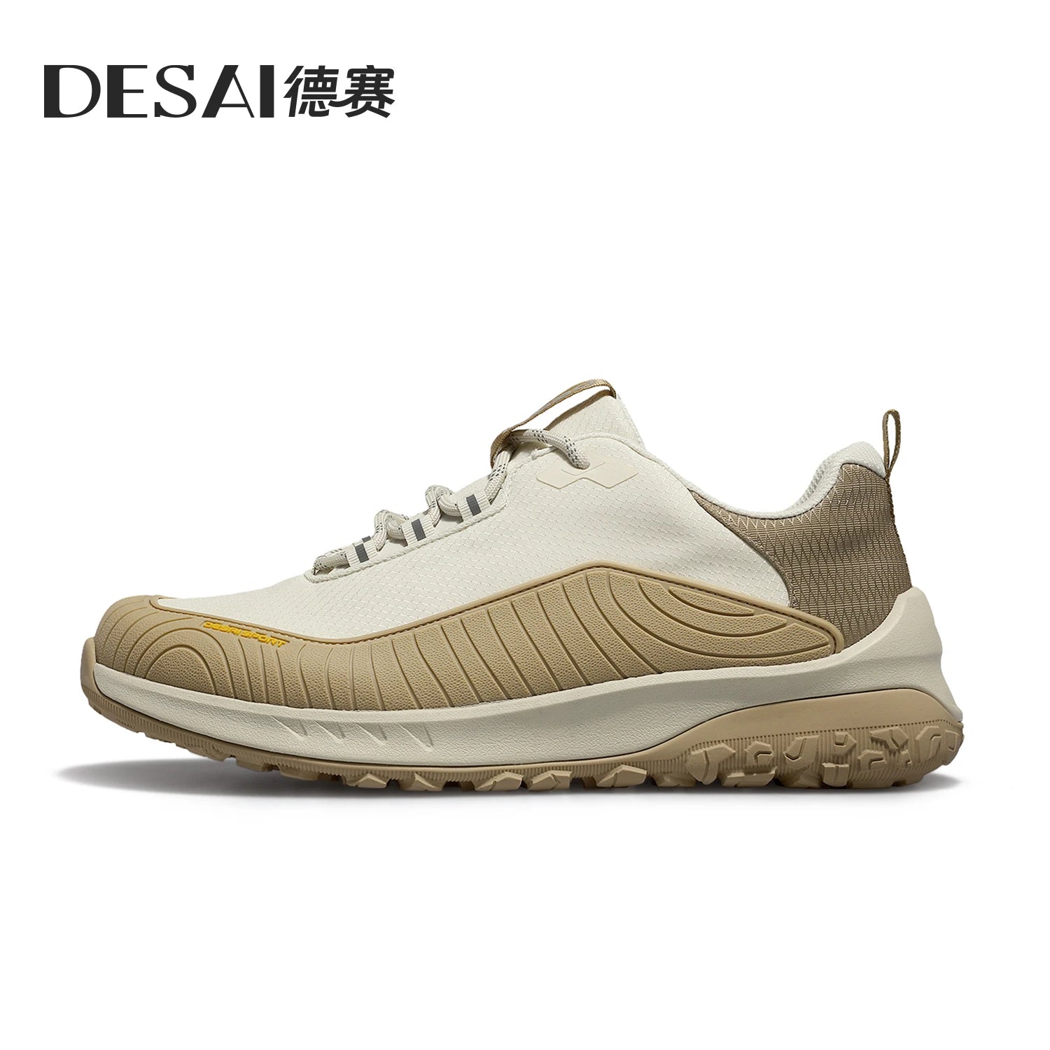 DESAI Waterproof versatile outdoor shoes for men; fashionable sports running lightweight casual shoes.