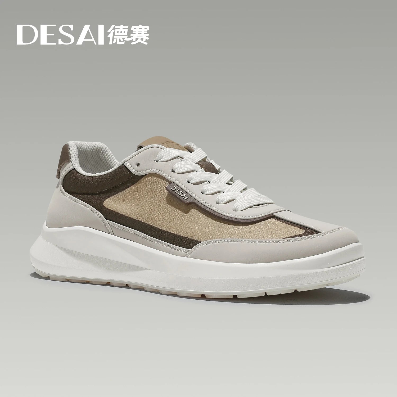 DESAI Breathable men's casual shoes with soft soles and versatile for sports and running