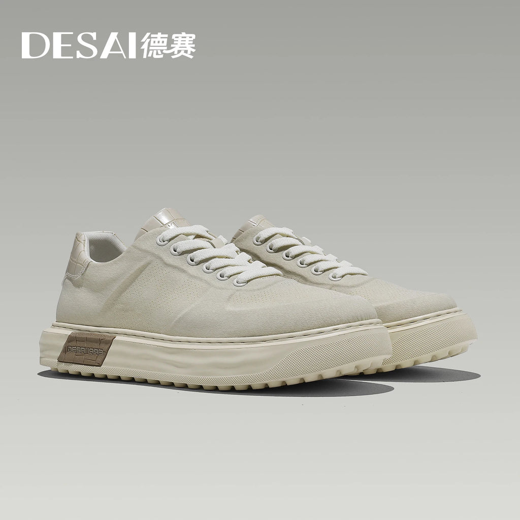 DESAI Summer breathable shoes height increase sports shoes light and soft sole leisure men's shoes