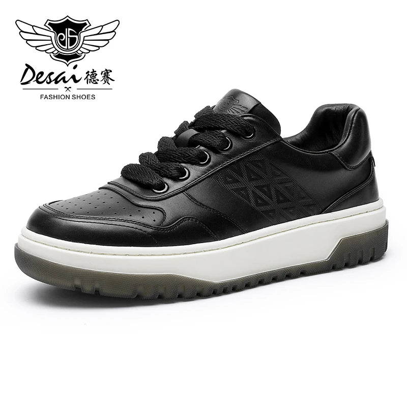 DESAI Casual board shoes, versatile thick soled sports shoes, men's shoes, minimalist