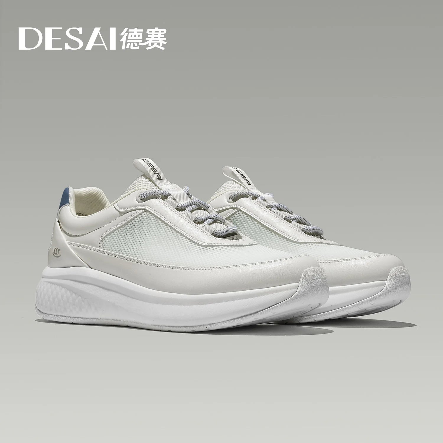 DESAI Lightweight, breathable, and cool mesh upper casual shoes with a comfortable soft sole for men