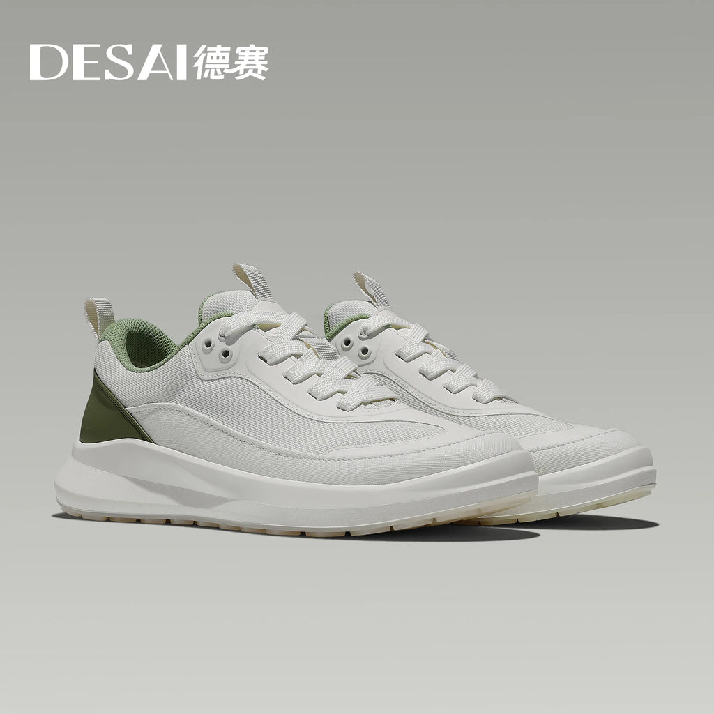 DESAI Breathable men's casual shoes with soft soles for comfortable sports and running shoes for commuting
