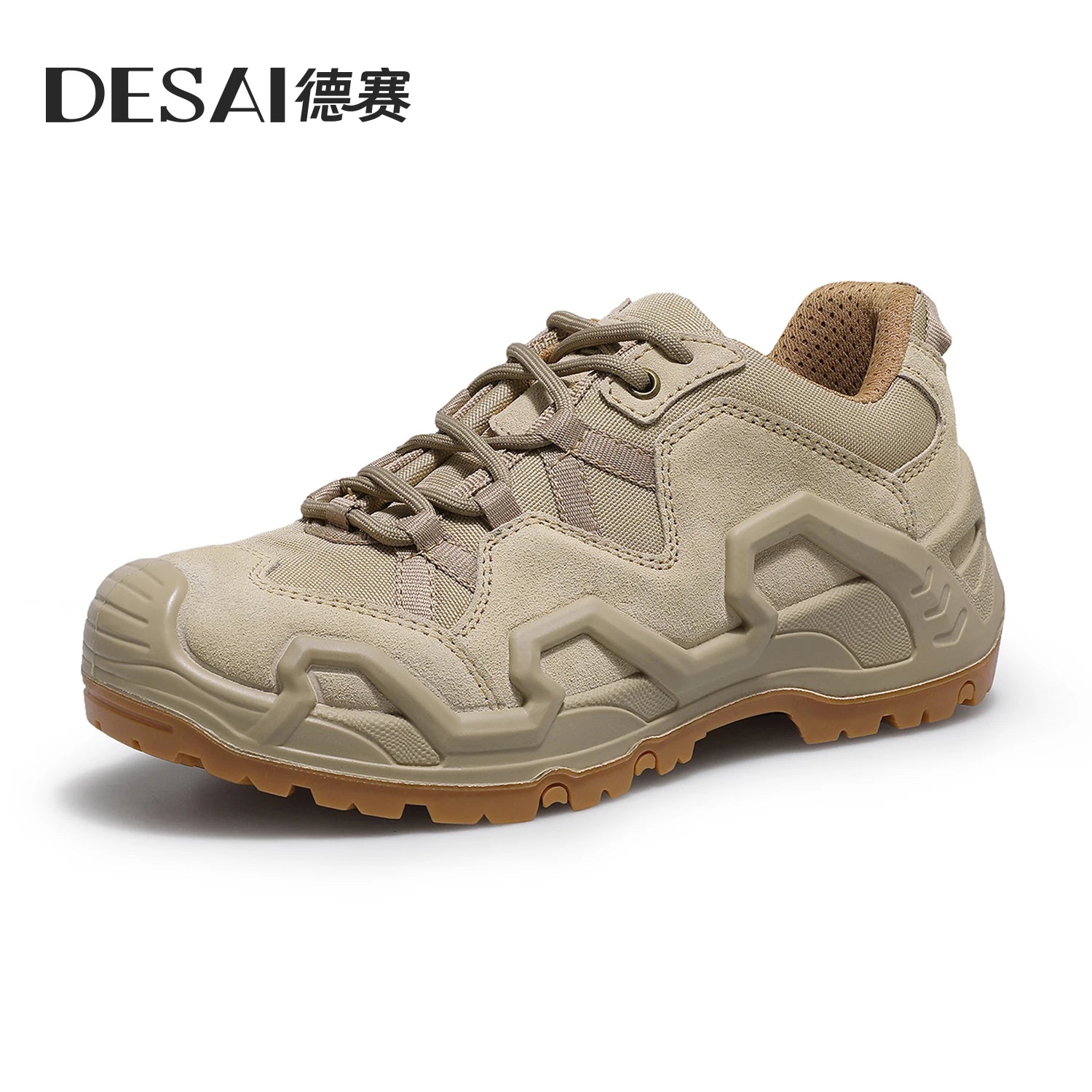 DESAI Hiking shoes with shock absorption anti-skid wear-resistant waterproof men's shoes for sports and outdoor activities