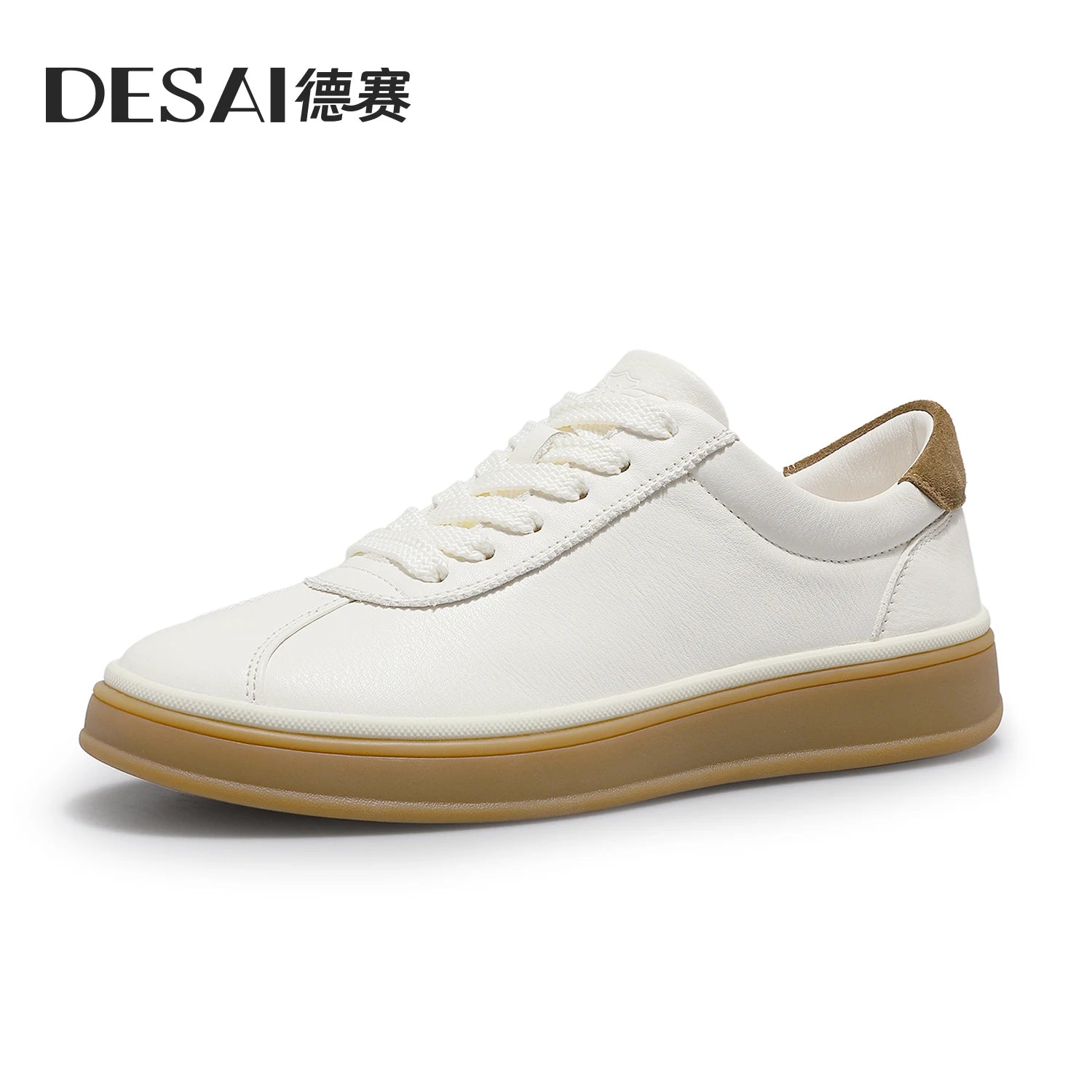 DESAI Casual skate shoes for men; versatile fashion shoes for men; casual thick-soled height-increasing shoes for men