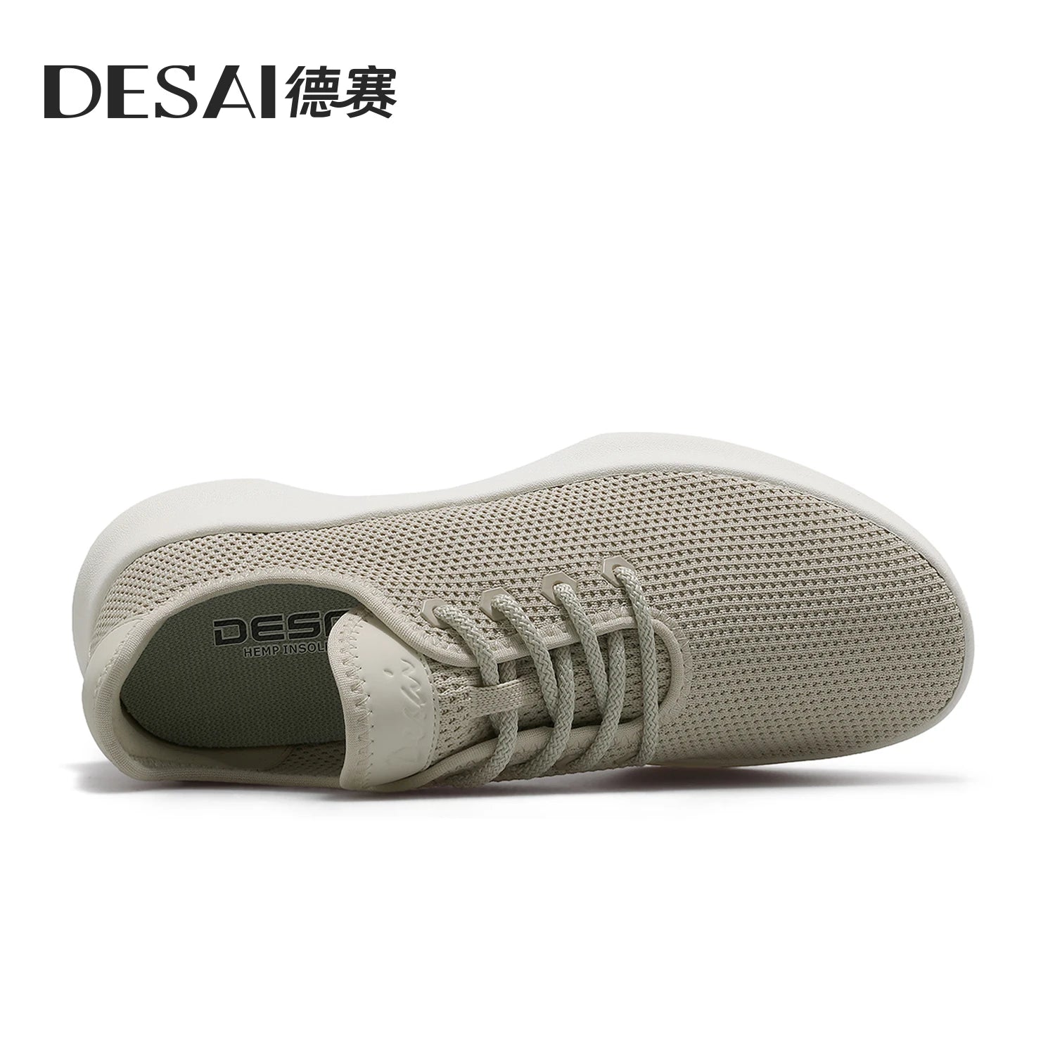 DESAI Summer breathable mesh shoes lightweight soft sole sports leisure shoes low-top scratch-resistant men's running shoes