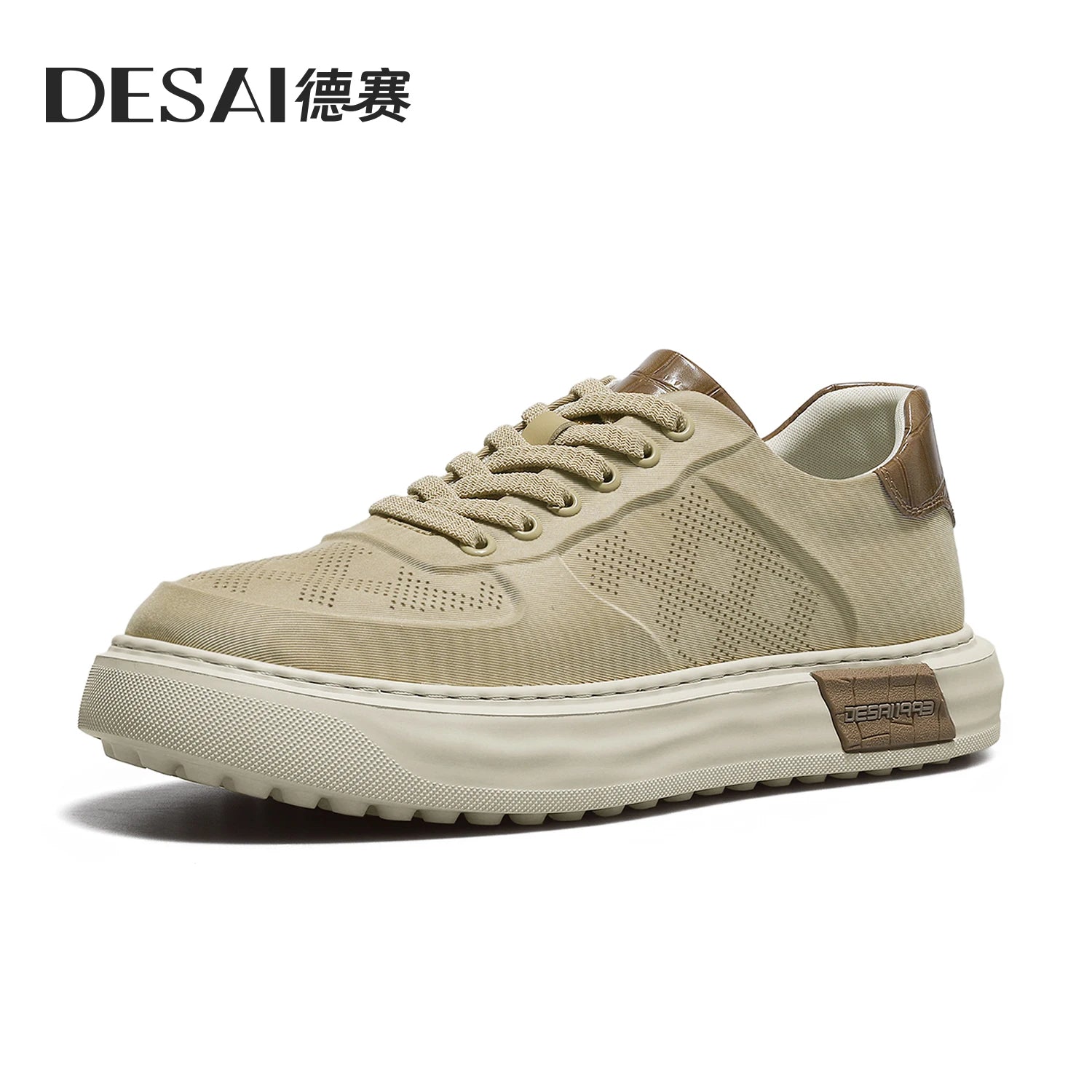 DESAI Summer breathable shoes height increase sports shoes light and soft sole leisure men's shoes