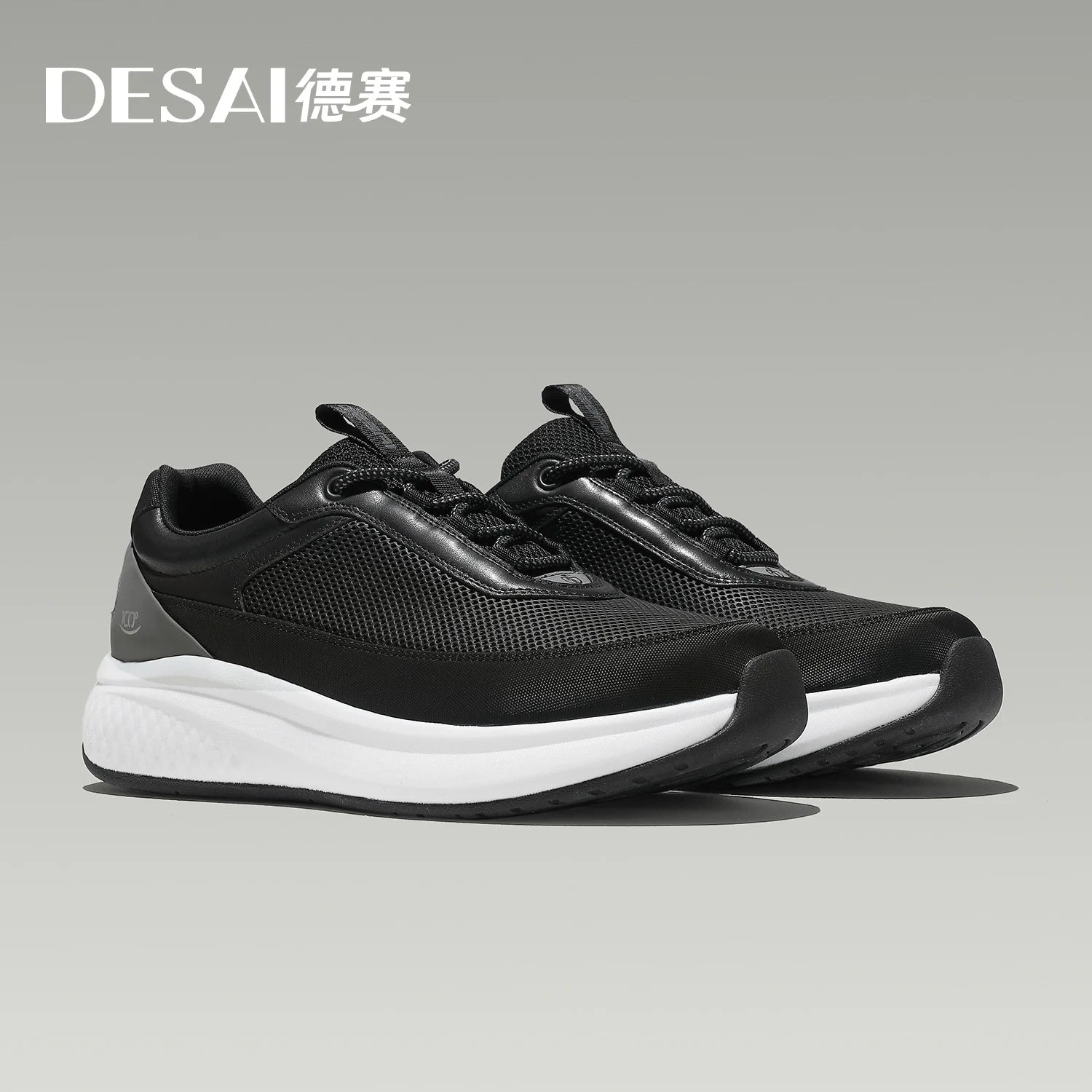 DESAI Lightweight, breathable, and cool mesh upper casual shoes with a comfortable soft sole for men