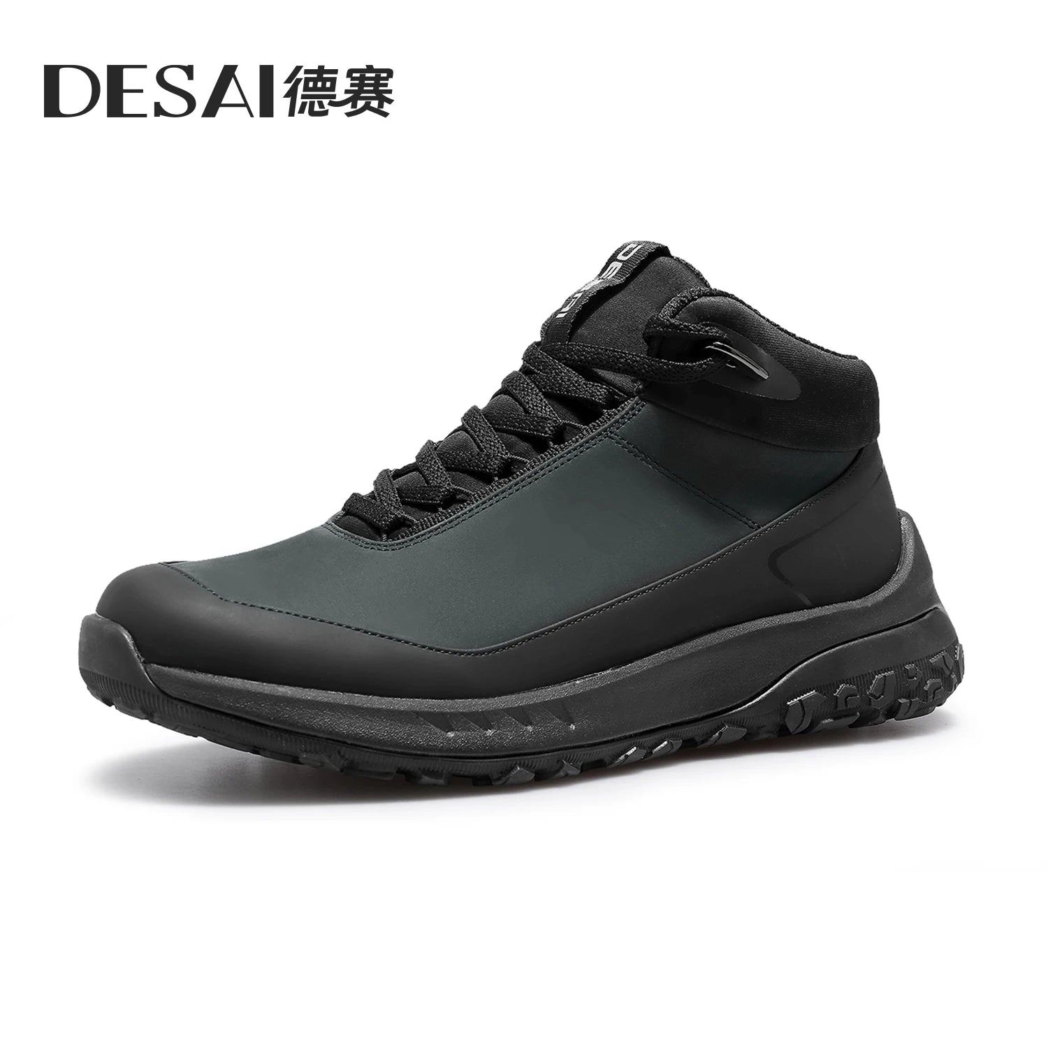 DESAI Water-repellent outdoor thick-soled anti-slip leisure shoes lightweight soft sole comfortable sports shoes for men