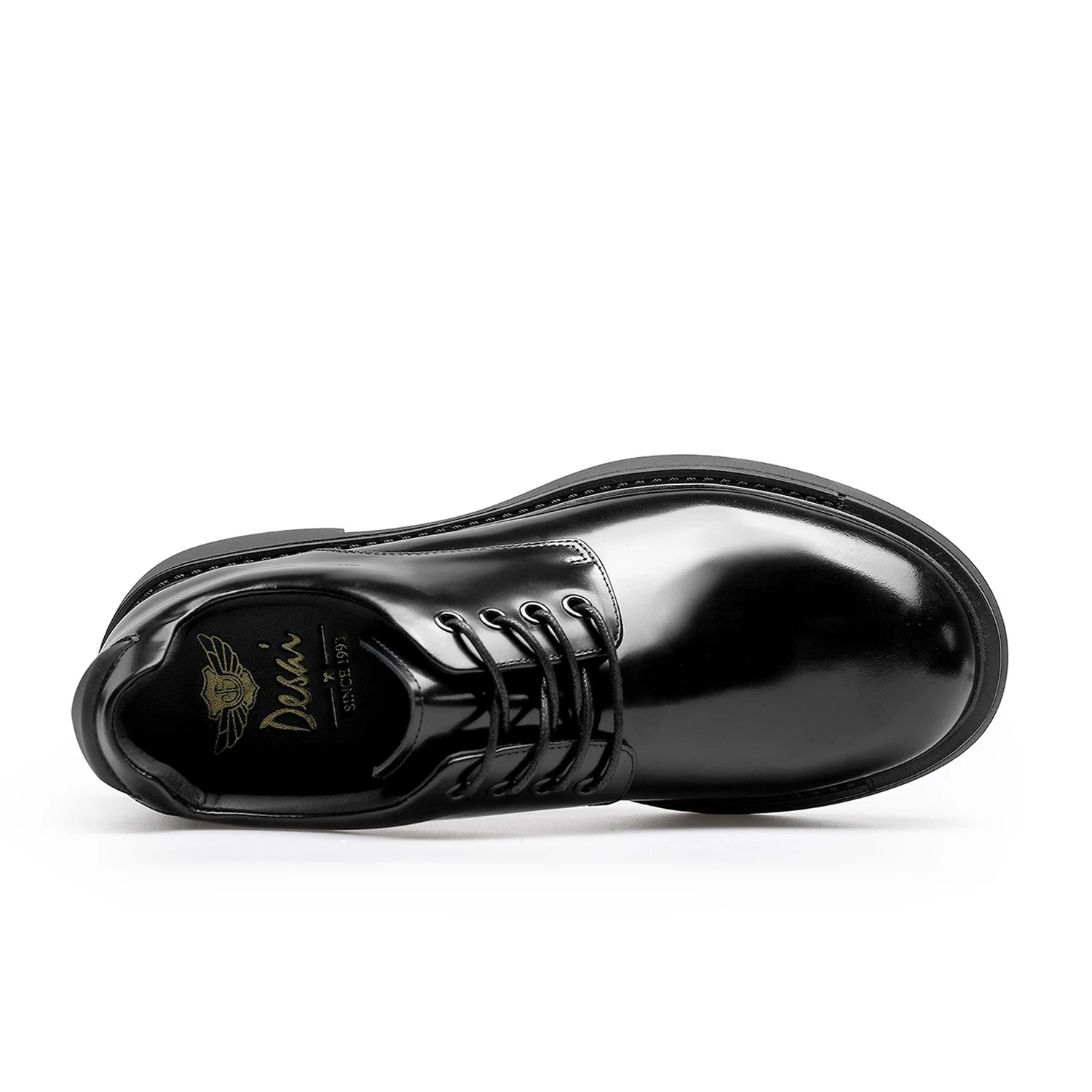 DESAI Casual leather shoes genuine leather formal derby shoes British style commuting height increase