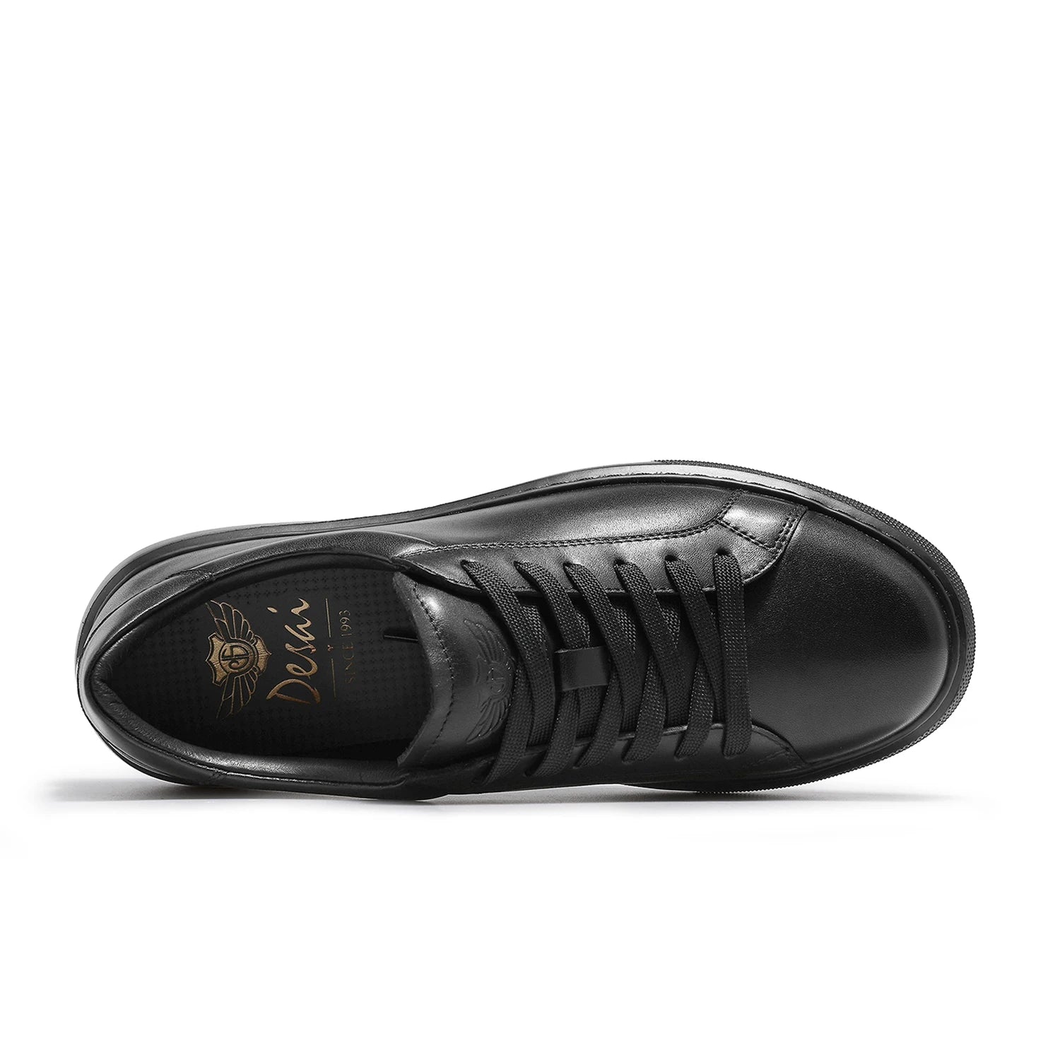 DESAI Leather skateboard shoes with thin soles for men; soft-soled low-top shoes for men