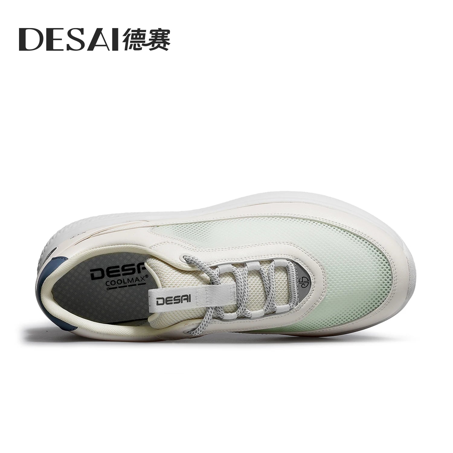 DESAI Lightweight, breathable, and cool mesh upper casual shoes with a comfortable soft sole for men