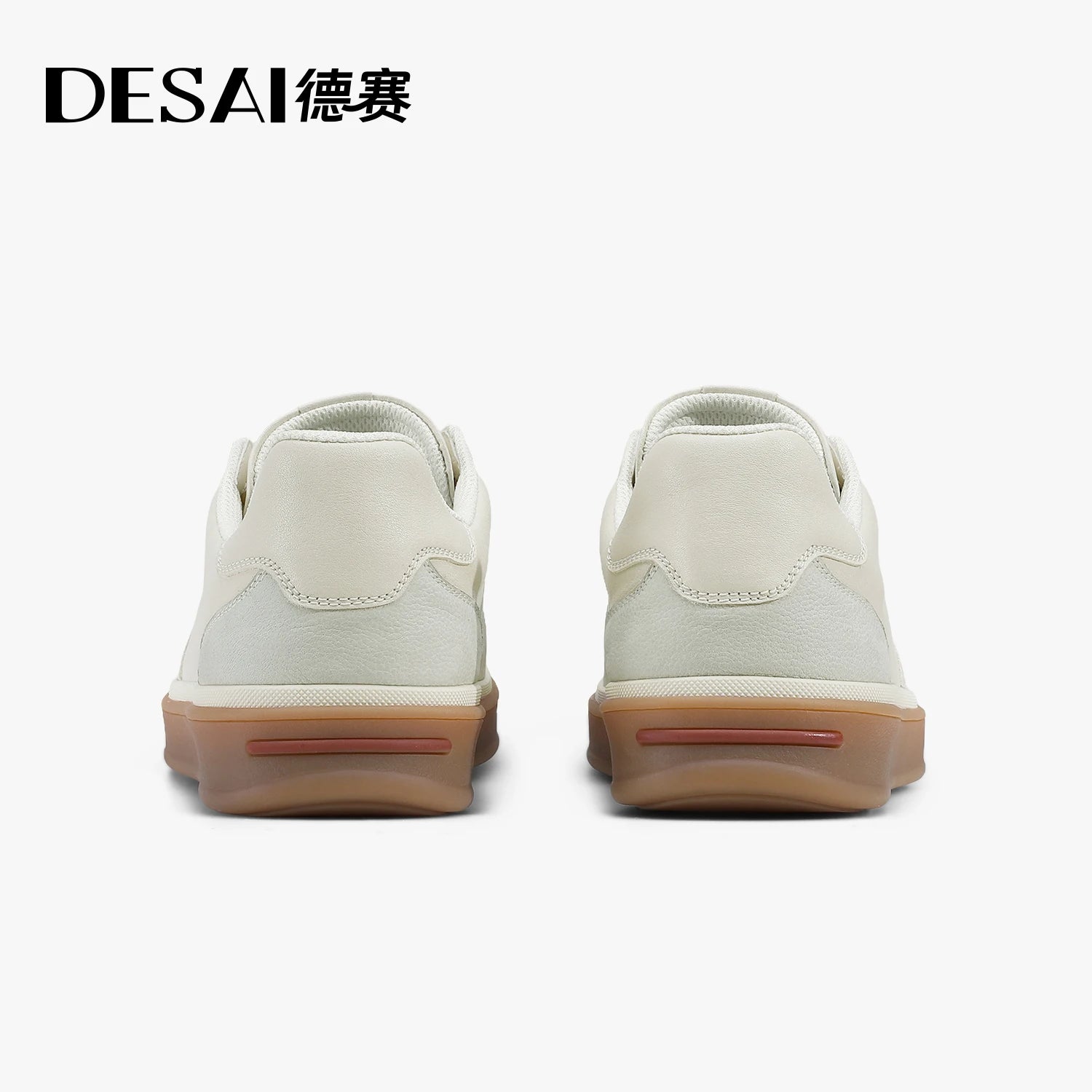 DESAI Retro versatile lightweight casual plimsoll shoes for men; slip on, no laces, comfortable for commuting