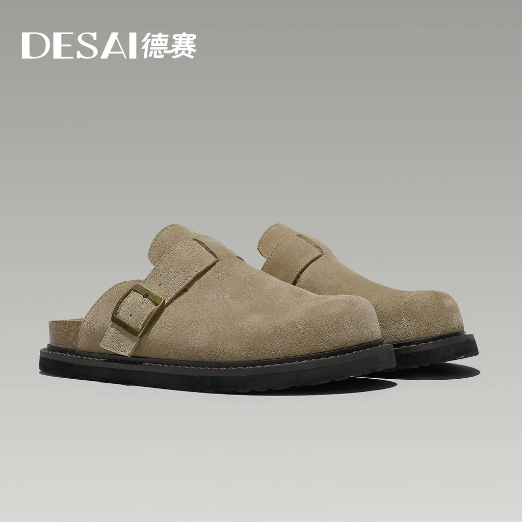 DESAI Summer retro Birkies breathable versatile flat casual shoes for men