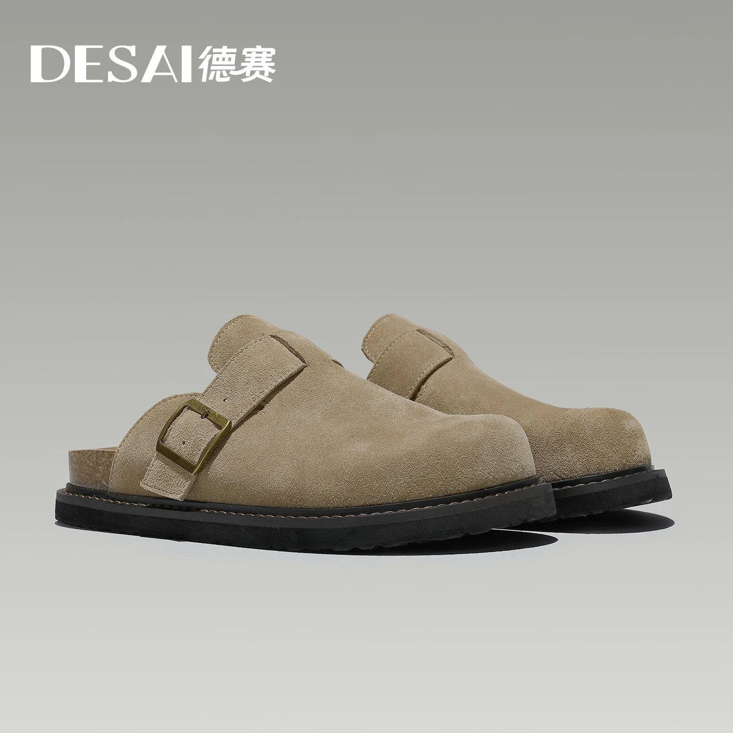 DESAI Summer retro Birkies breathable versatile flat casual shoes for men