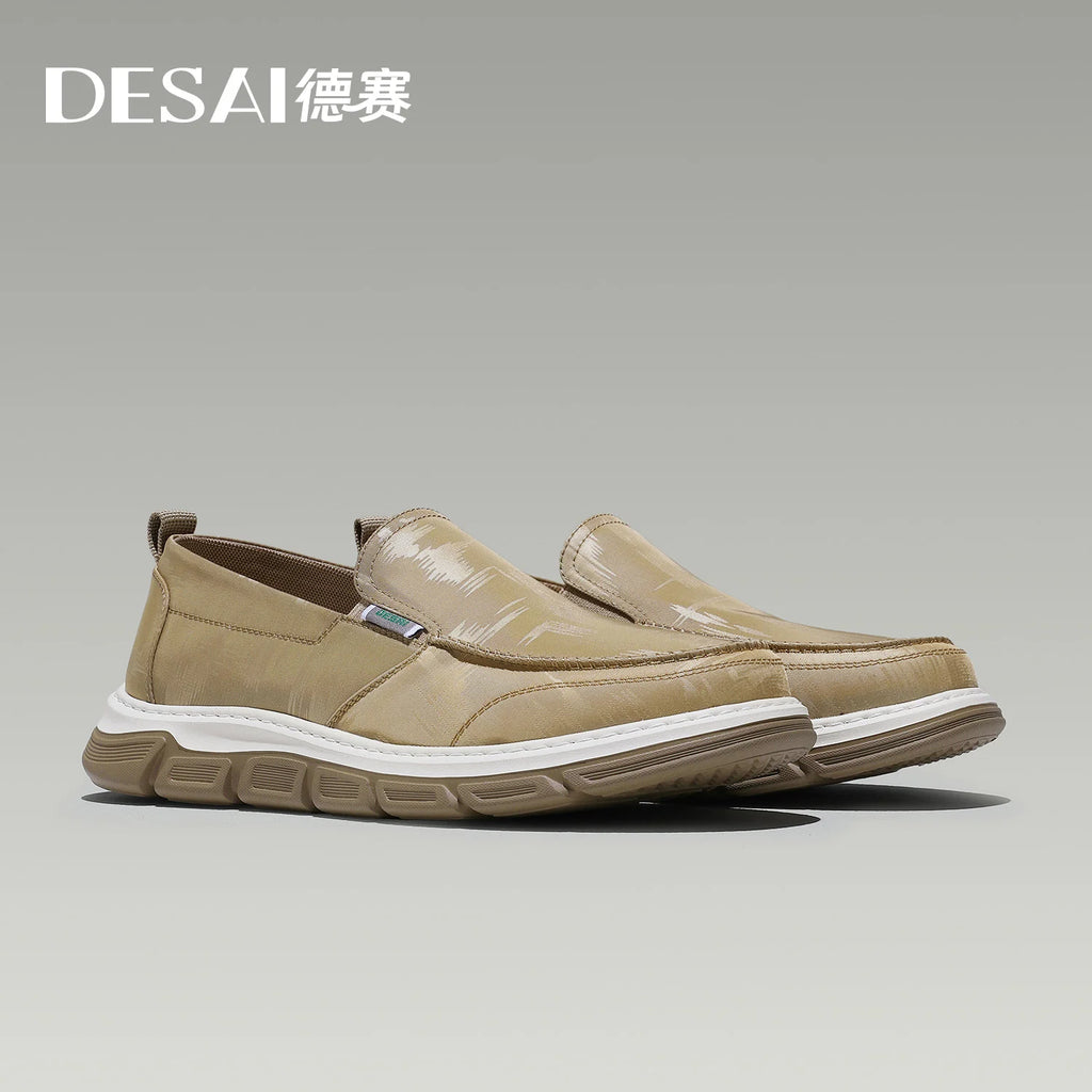 DESAI Casual kangaroo shoes for men, comfortable and breathable low-top shoes for daily wear