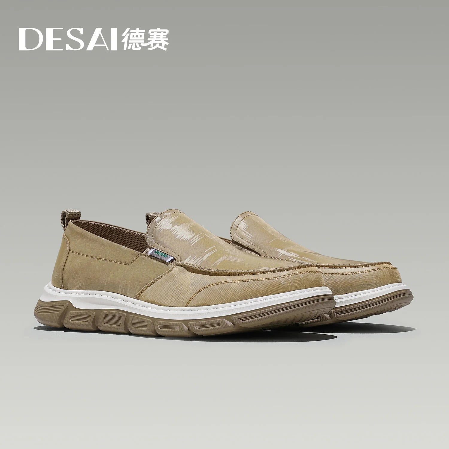 DESAI Casual kangaroo shoes for men, comfortable and breathable low-top shoes for daily wear