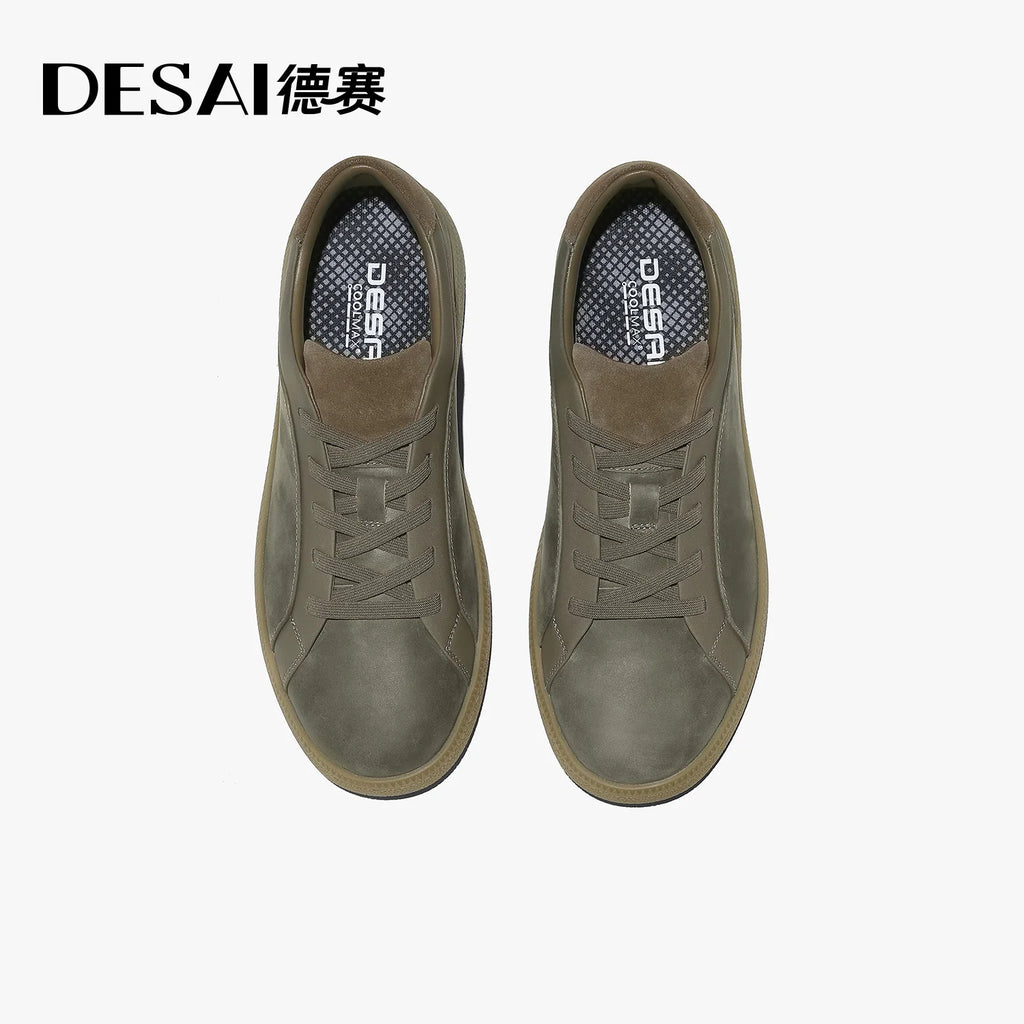DESAI Low top versatile commuting plimsolls casual trend setting breathable comfortable leisure shoes