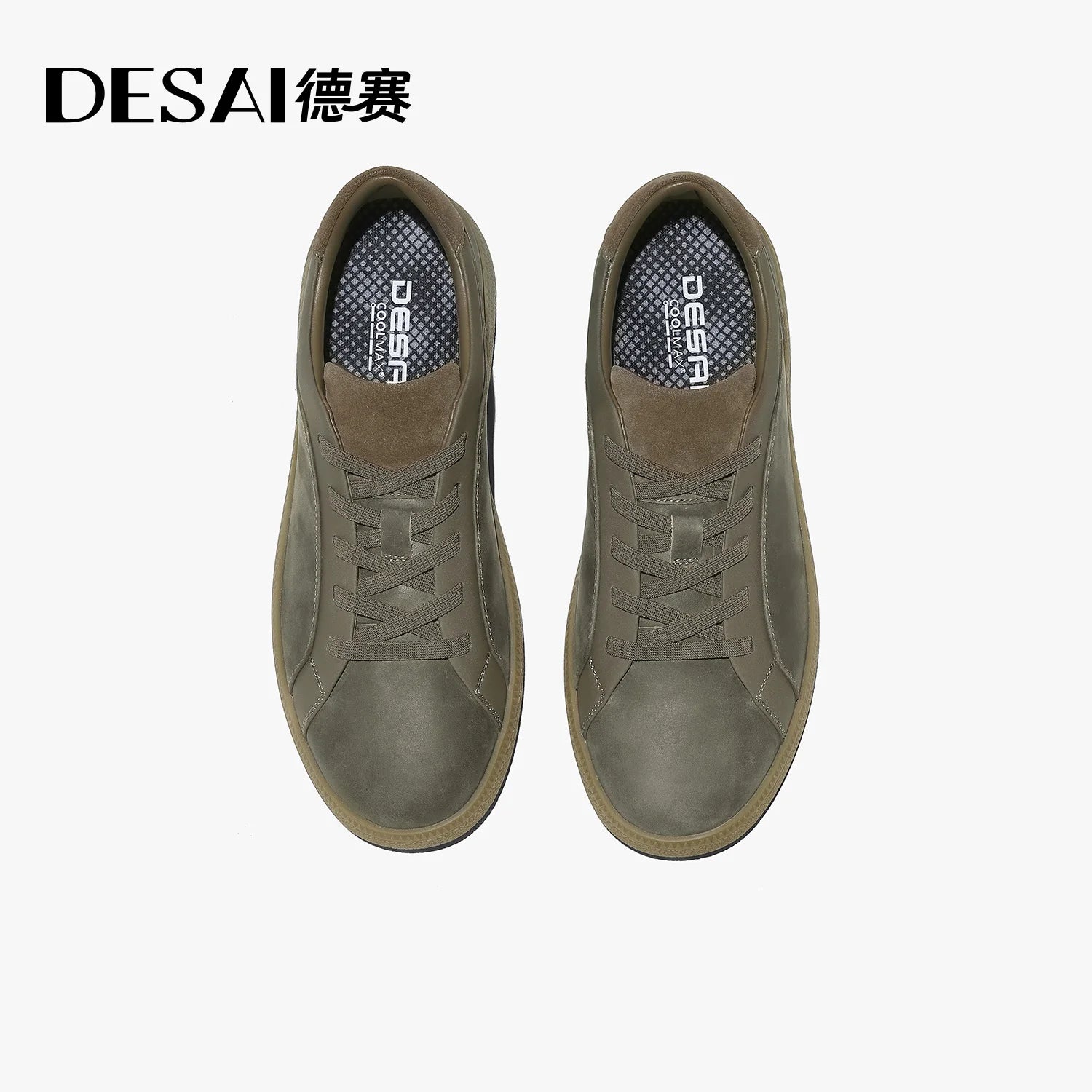 DESAI Low top versatile commuting plimsolls casual trend setting breathable comfortable leisure shoes