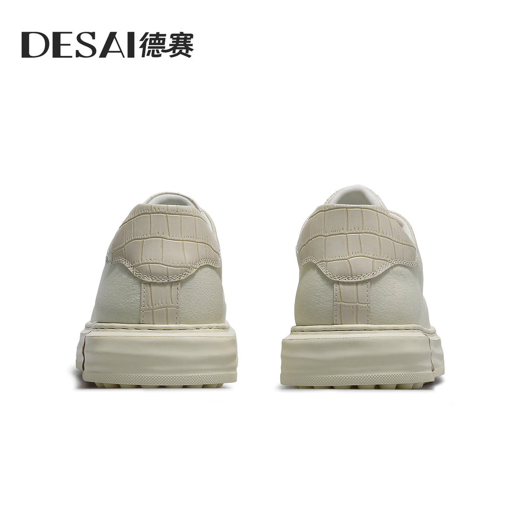DESAI Summer breathable shoes height increase sports shoes light and soft sole leisure men's shoes
