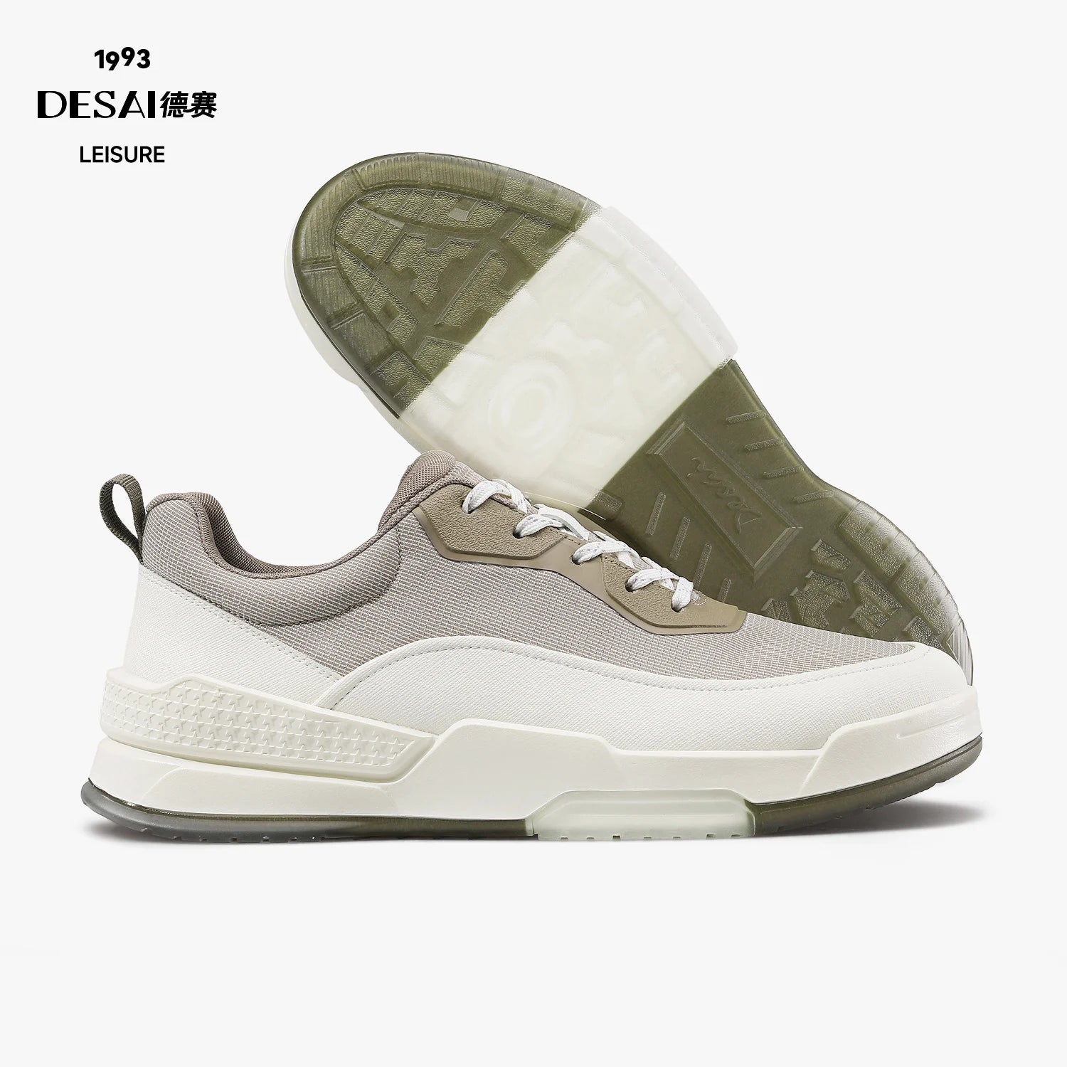 DESAI Summer mesh surface breathable men's casual shoes commuting sports shoes lightweight wear-resistant anti-skid shoes