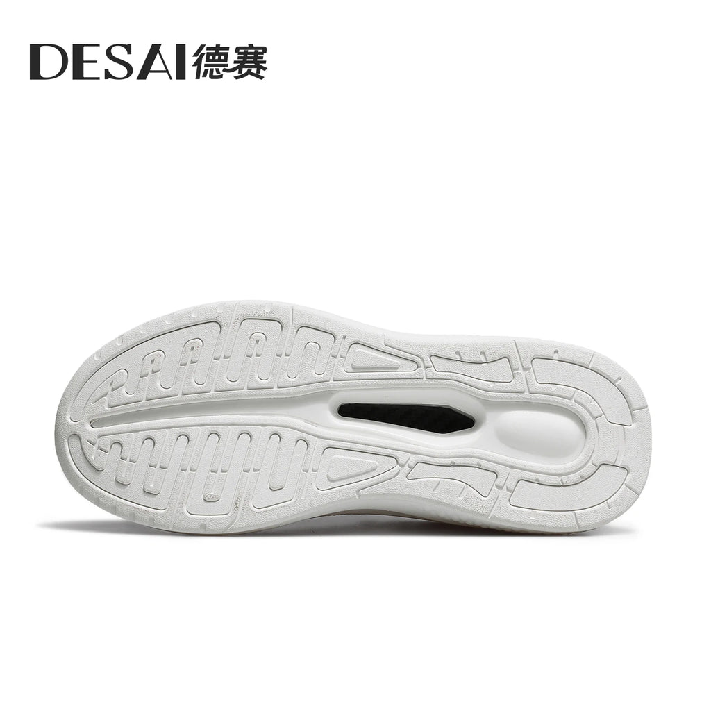 DESAI Lightweight, breathable, and cool mesh upper casual shoes with a comfortable soft sole for men