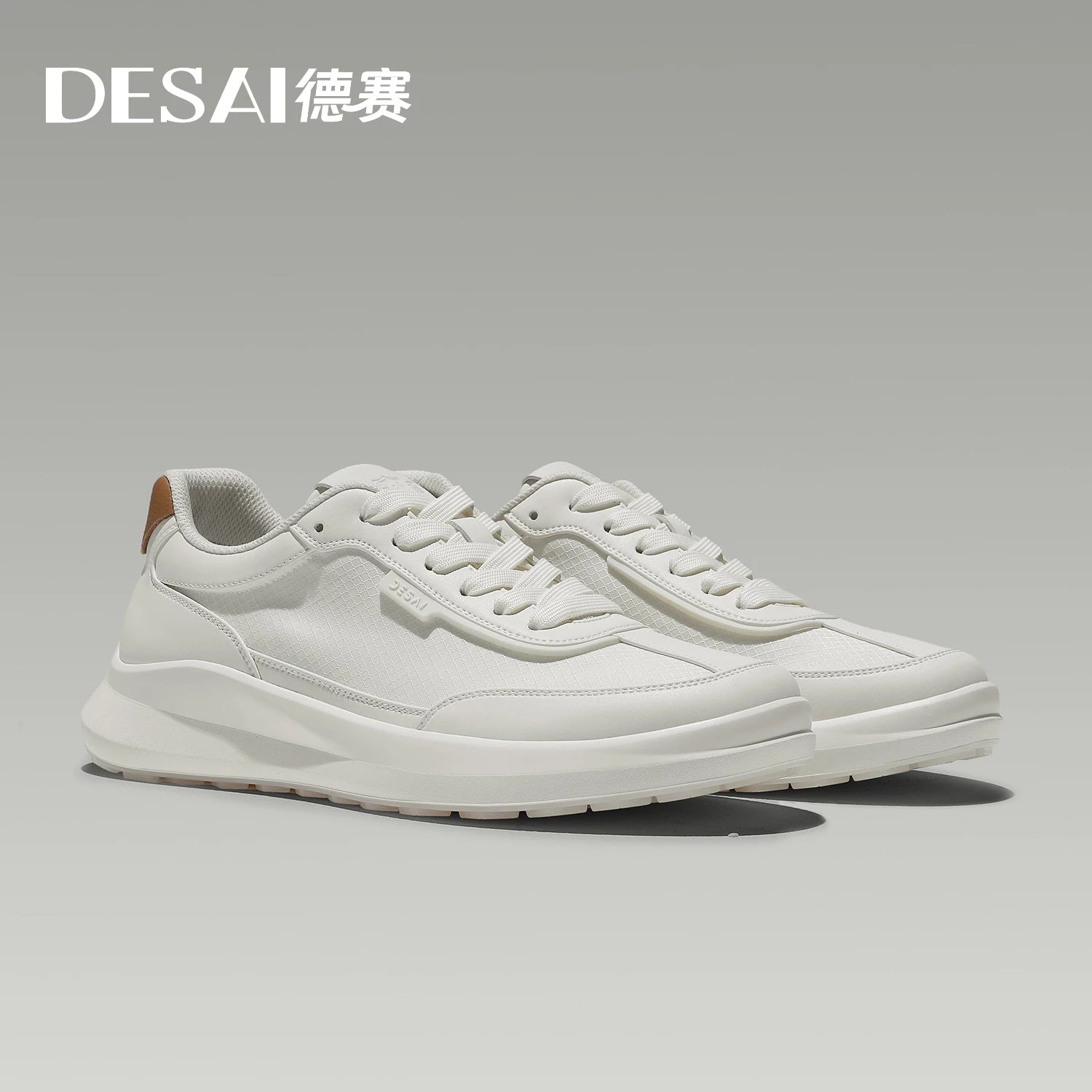 DESAI Breathable men's casual shoes with soft soles and versatile for sports and running