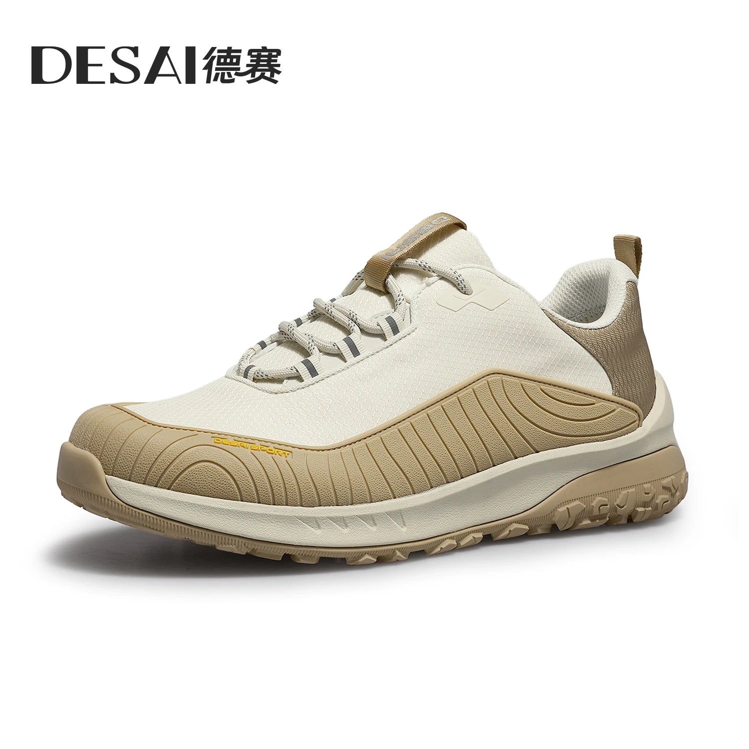 DESAI Waterproof versatile outdoor shoes for men; fashionable sports running lightweight casual shoes.