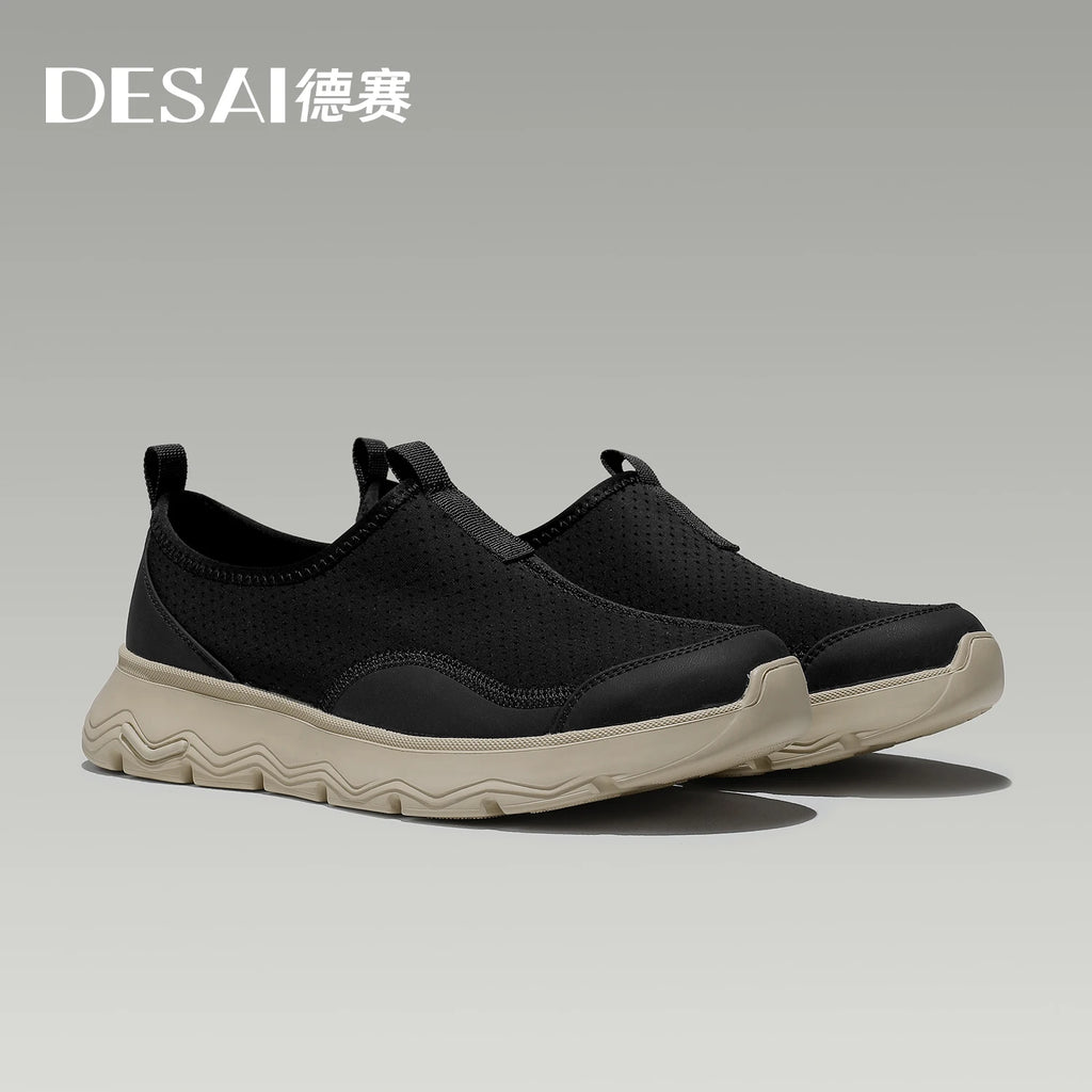 DESAI Breathable casual shoes versatile lightweight sports soft sole comfortable men's shoes