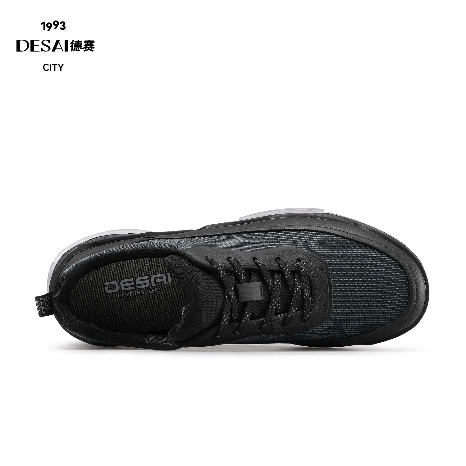 DESAI Summer mesh surface breathable men's casual shoes commuting sports shoes lightweight wear-resistant anti-skid shoes