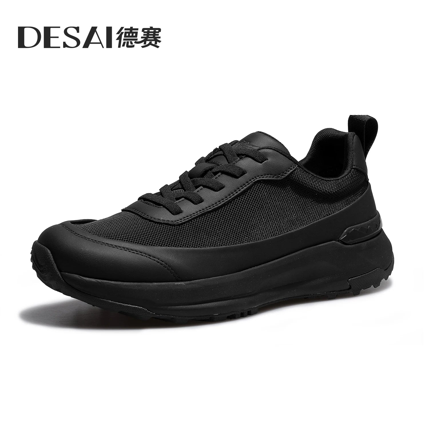 DESAI Breathable mesh surface sports leisure shoes; lightweight soft sole versatile commuting shoes