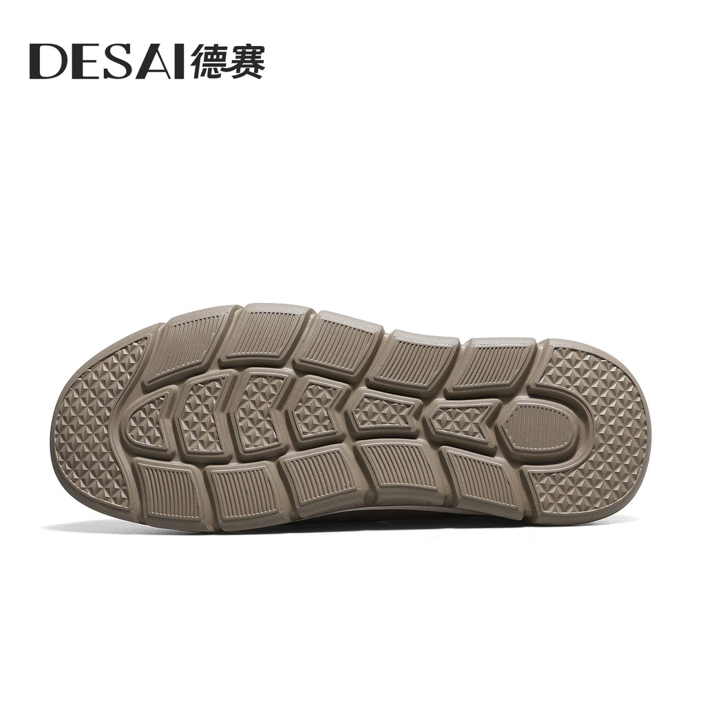 DESAI Casual kangaroo shoes for men, comfortable and breathable low-top shoes for daily wear