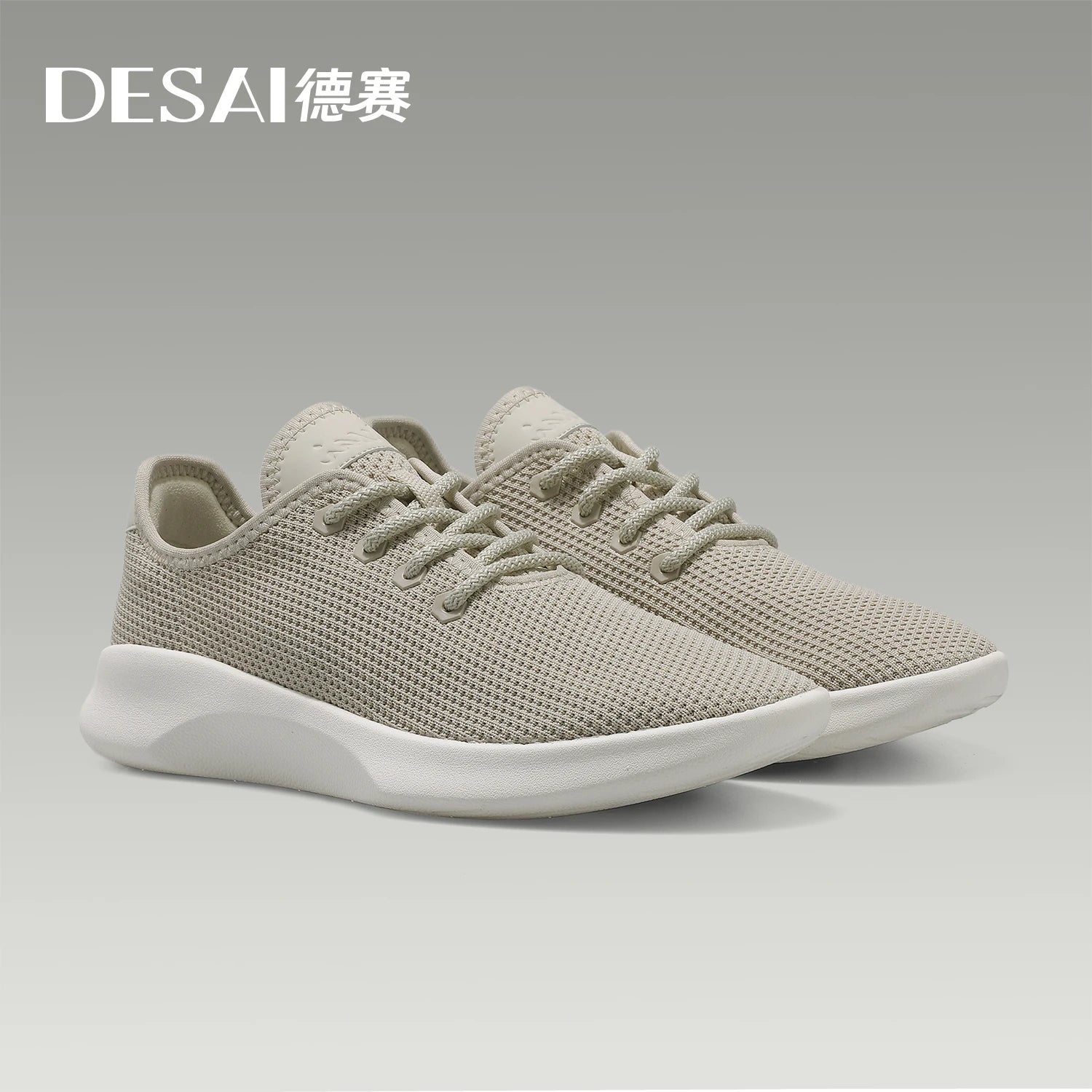 DESAI Summer breathable mesh shoes lightweight soft sole sports leisure shoes low-top scratch-resistant men's running shoes